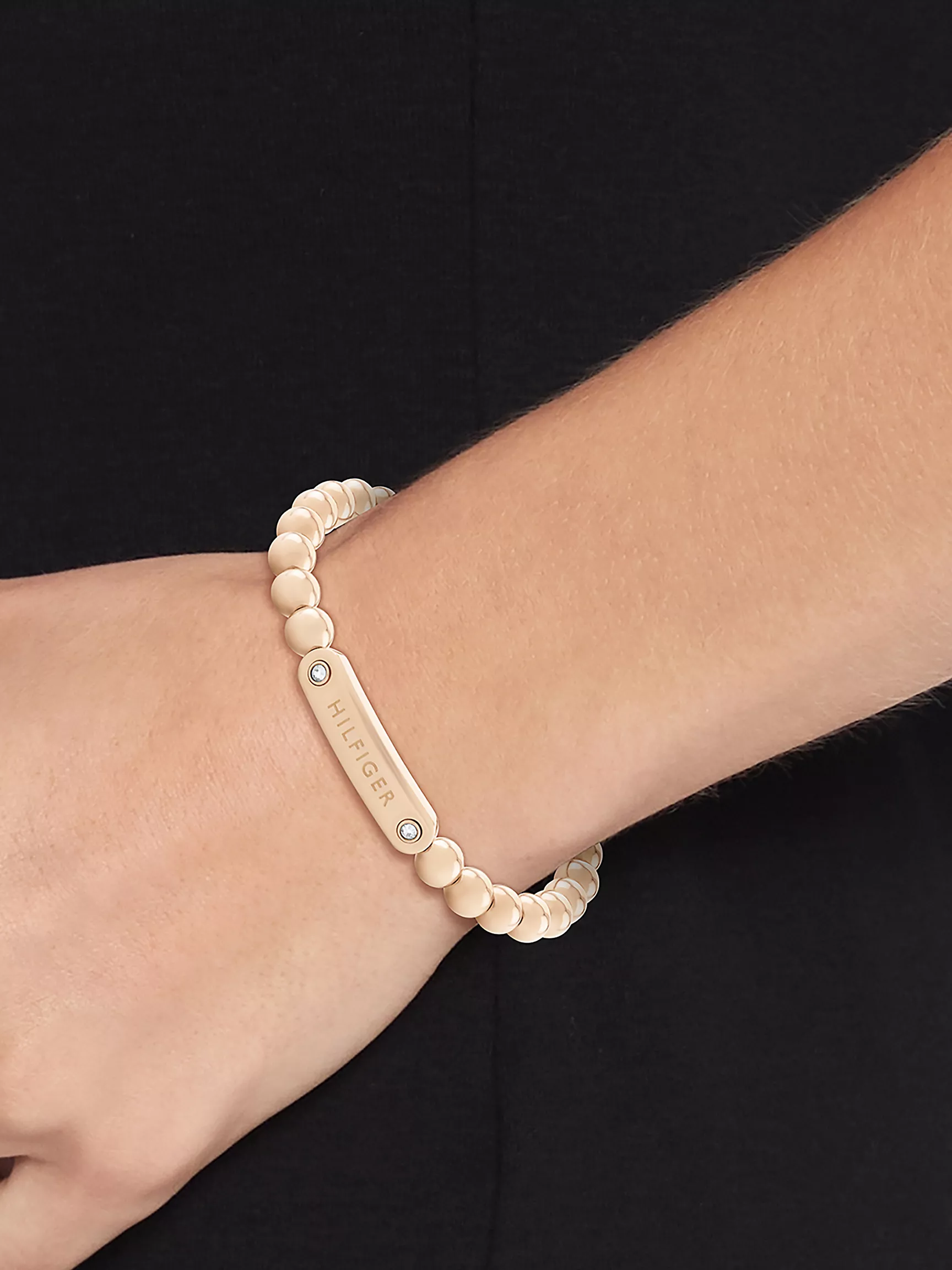 Женский браслет Tommy Hilfiger, Браслет с металлическими бусинами Monotype