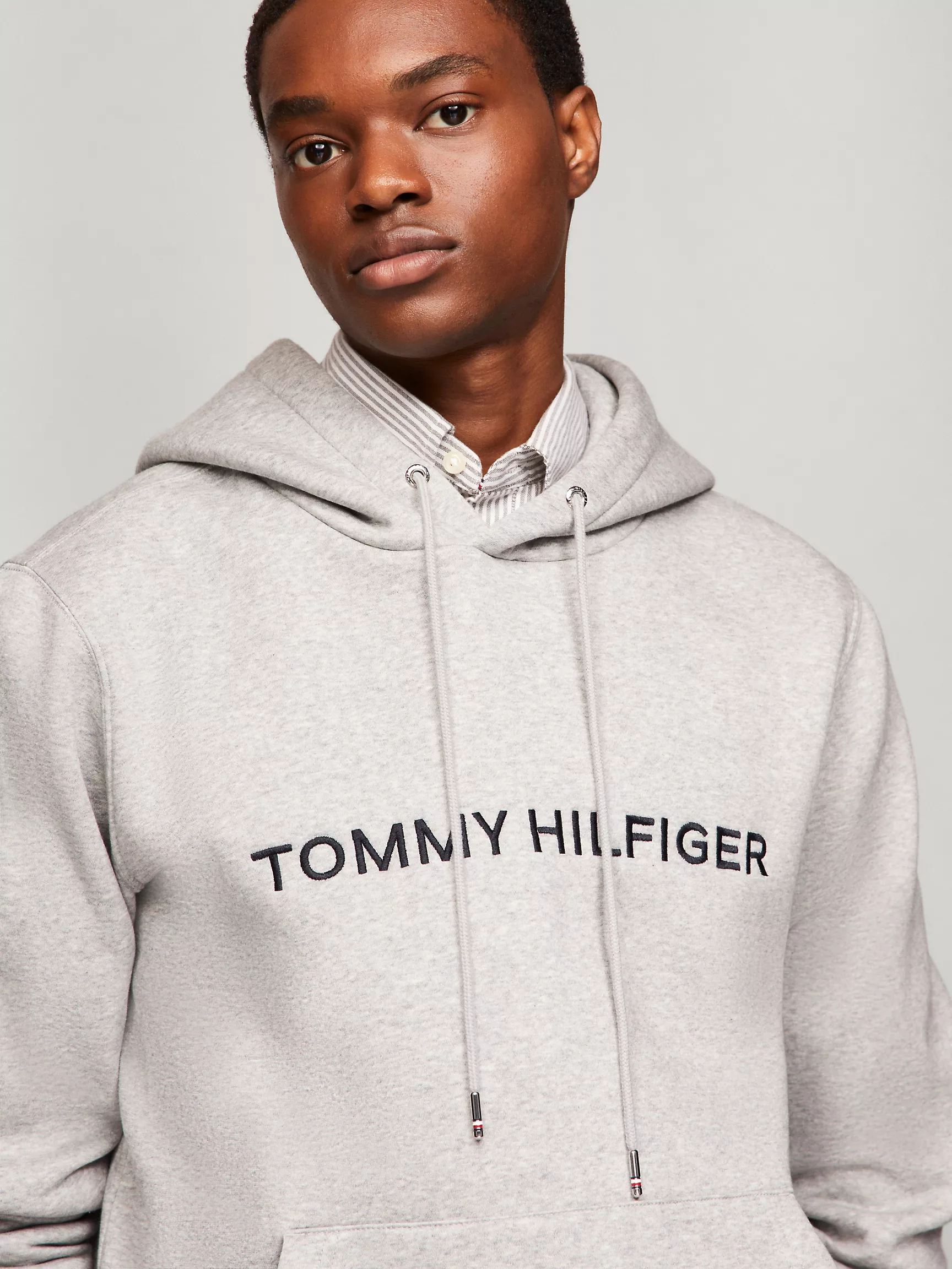 Мужское худи Tommy Hilfiger, Худи с вышитым логотипом Tommy Icon
