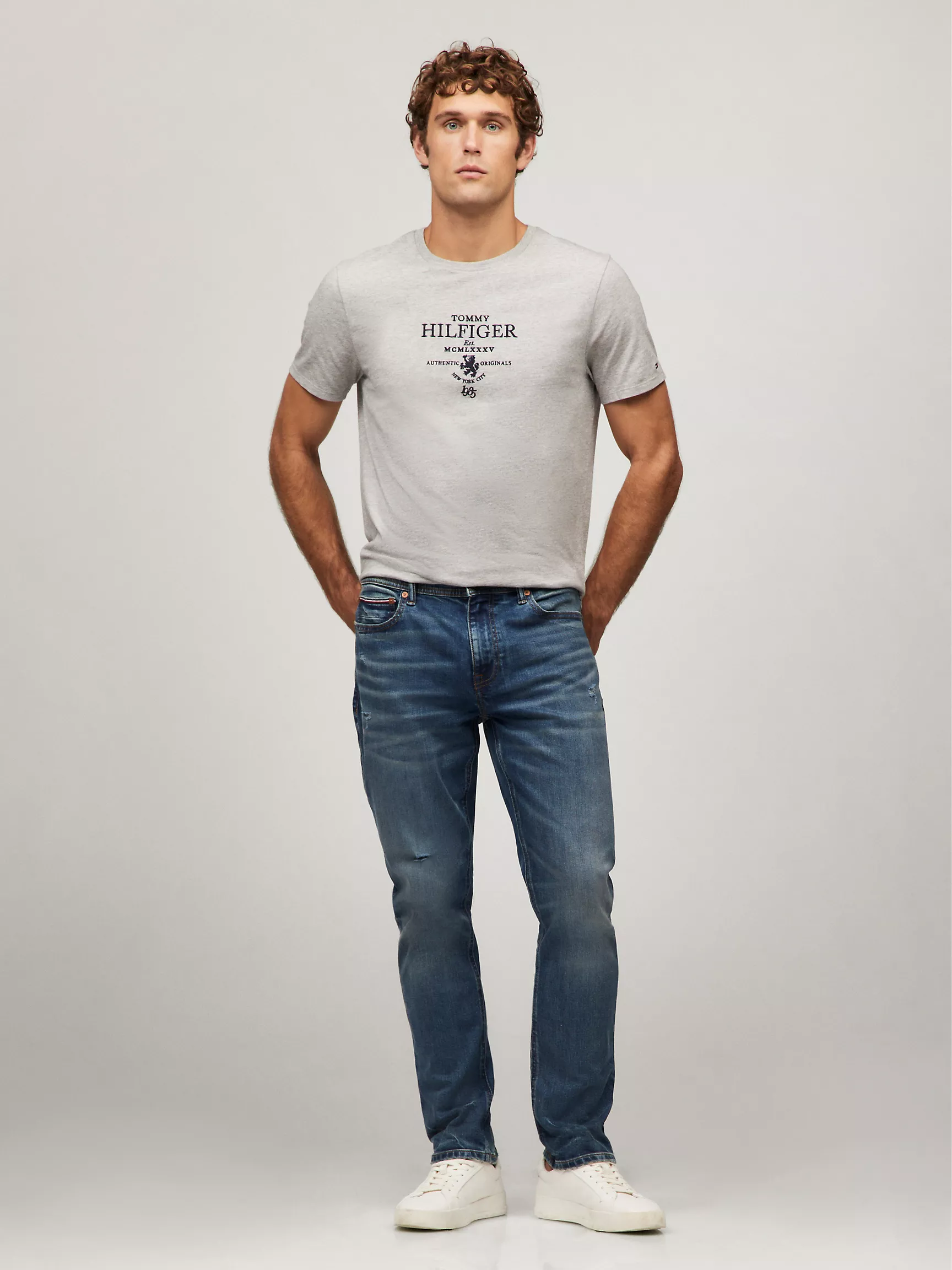 Мужская футболка Tommy Hilfiger, Футболка с логотипом Tommy Heritage