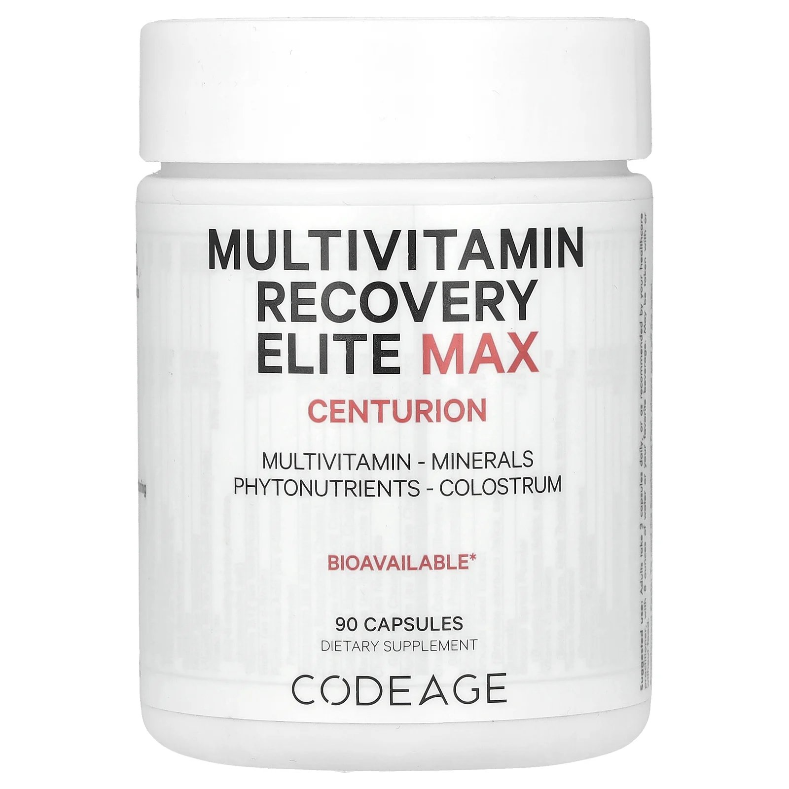 Codeage, Multivitamin Recovery Elite Max, мультивитамины для восстановления Elite Max, 90 капсул