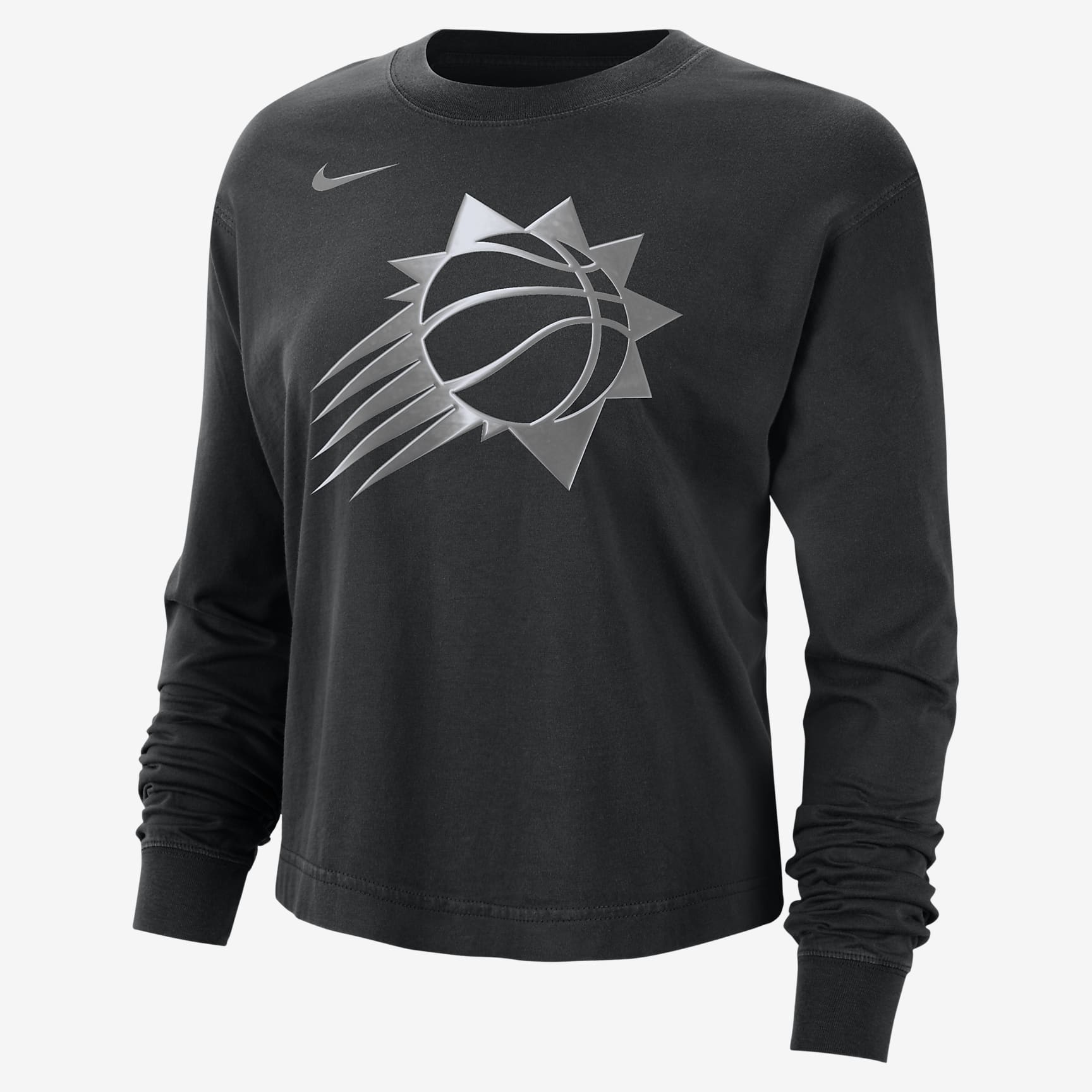 Phoenix Suns Courtside Women's Nike NBA Shine Boxy Long-Sleeve T-Shirt