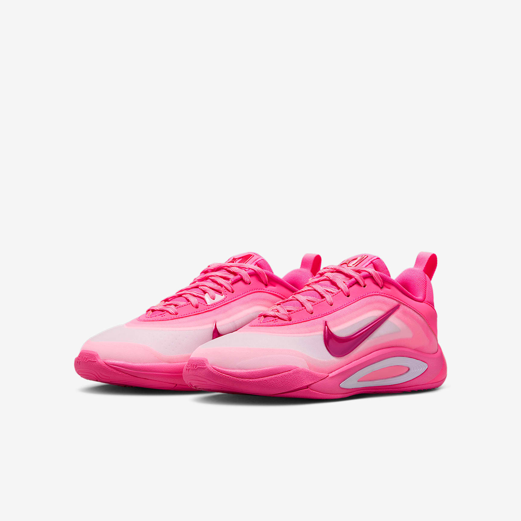 A'One "Pink A'ura" A'ja Wilson Big Kids' Basketball Shoes
