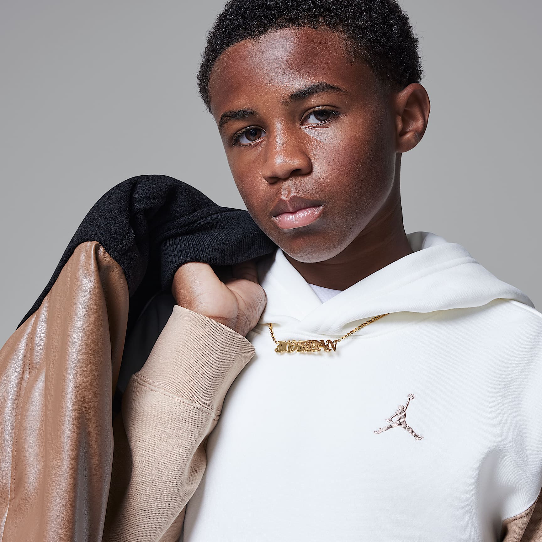 Jordan Big Kids' Brooklyn Fleece Pullover Hoodie