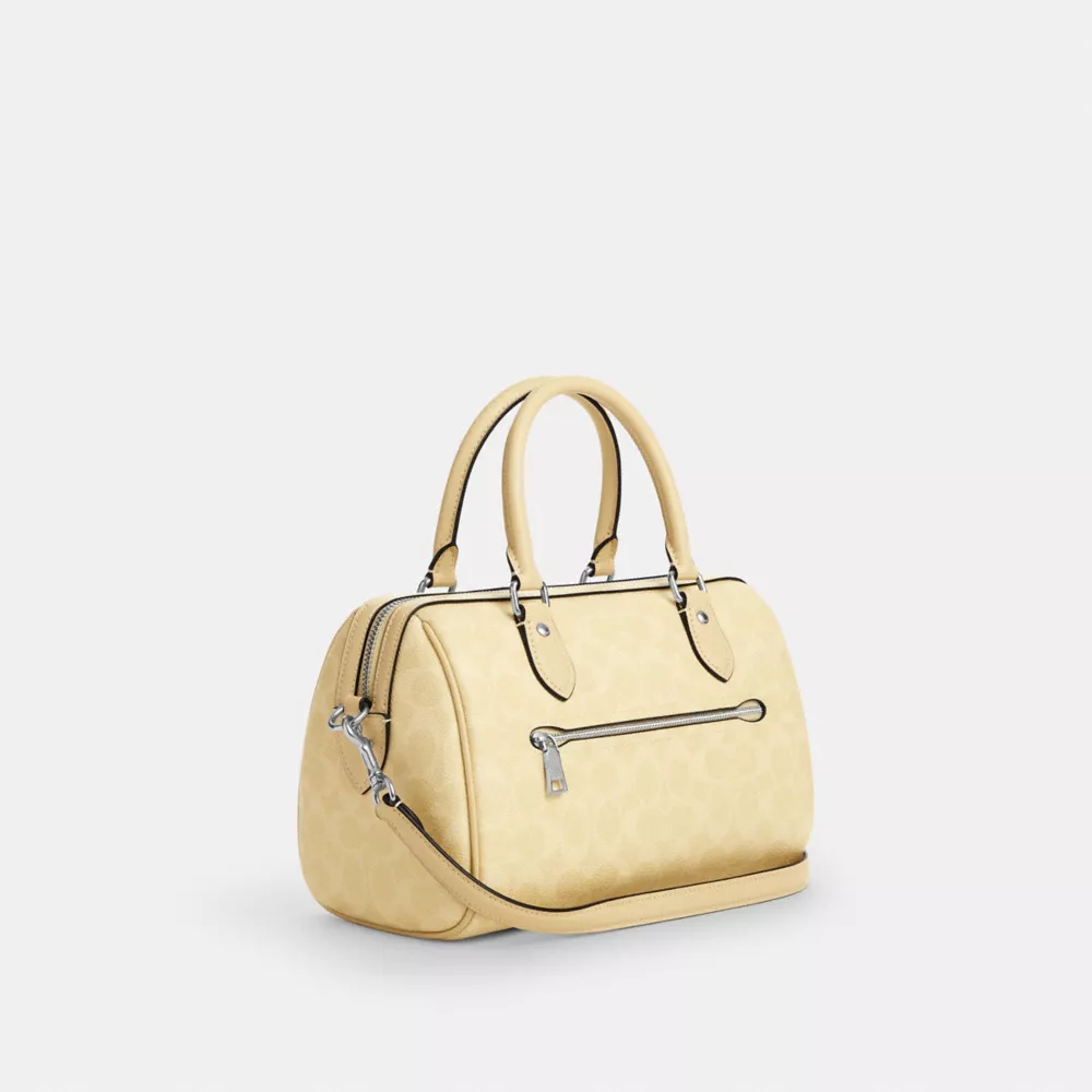 Сумка COACH Rowan Satchel Bag In Signature Canvas