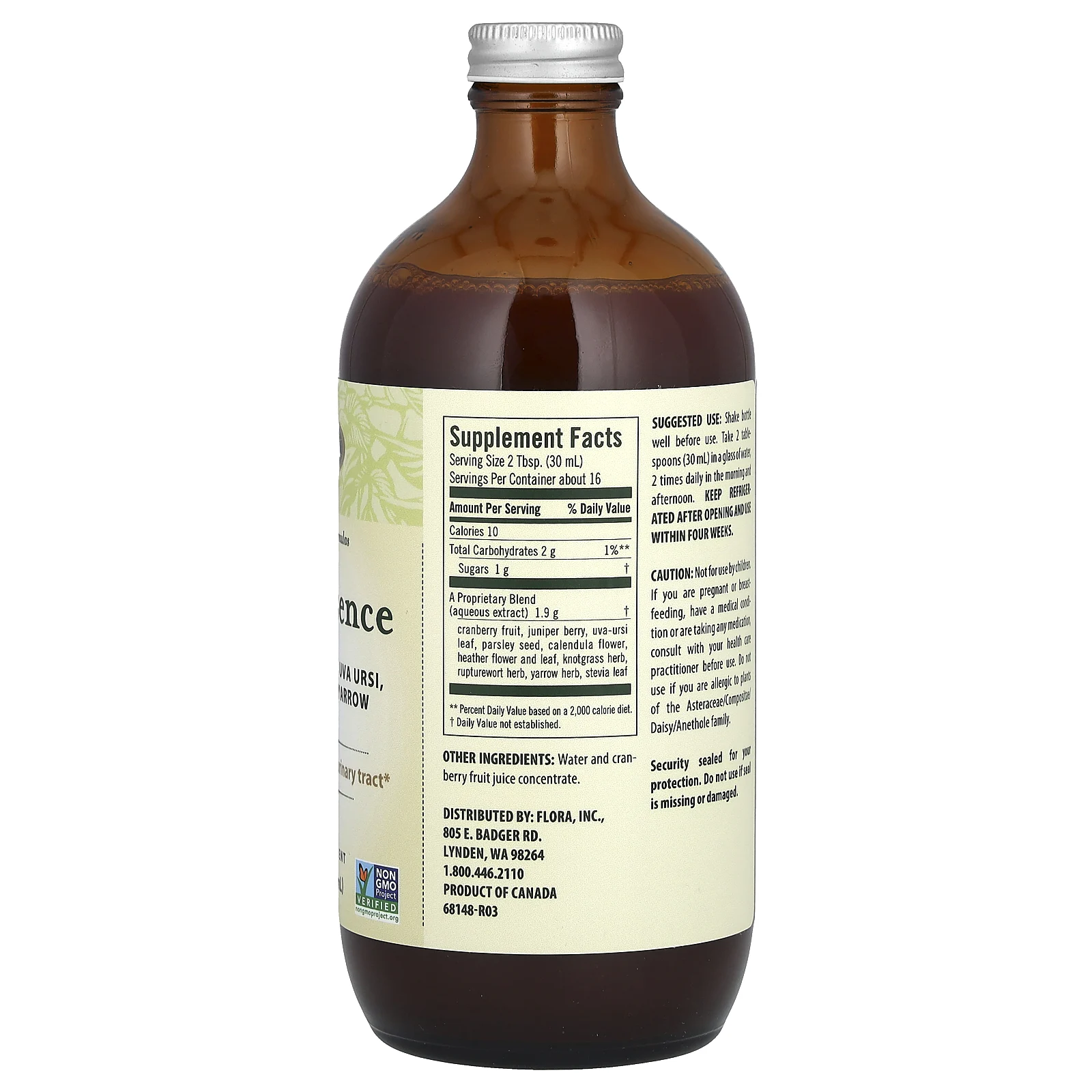 Flora, Cran-Essence, 500 мл (17 жидк. унций)