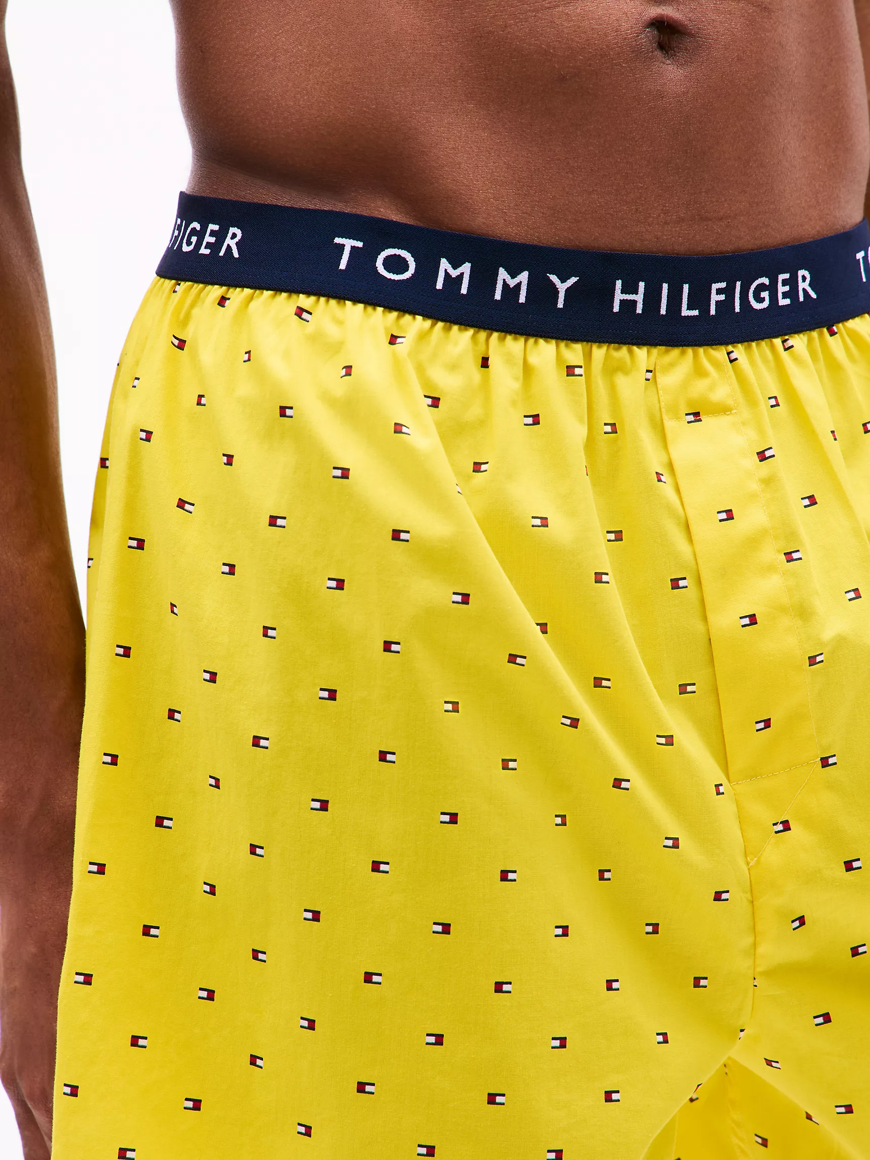 Мужское нижнее белье Tommy Hilfiger, Тканые боксёры Tommy с логотипом (набор 3 шт.)