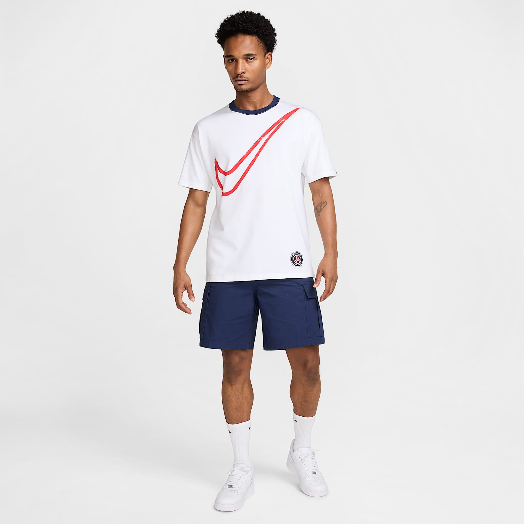 Paris Saint-Germain Swoosh Men's Nike Soccer T-Shirt