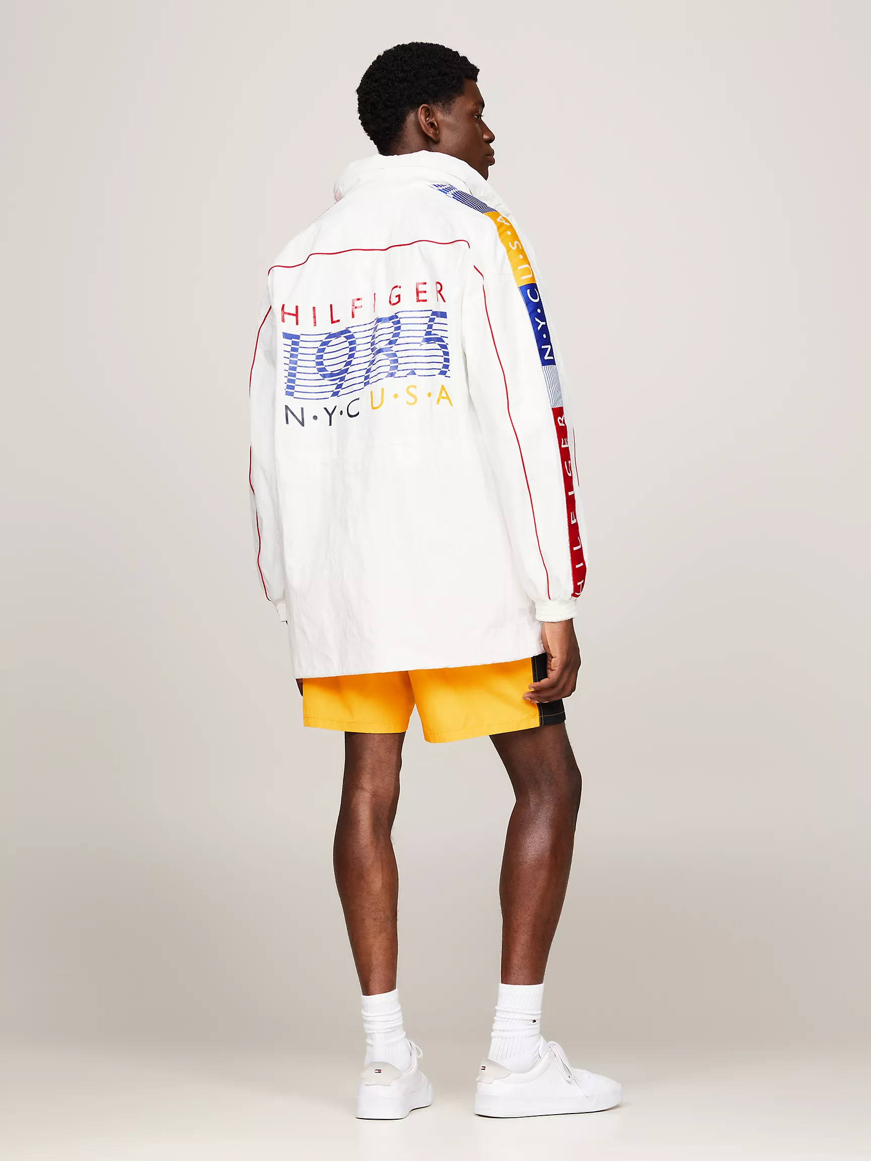 Мужская куртка Tommy Hilfiger, Ветровка Hilfiger Team с капюшоном