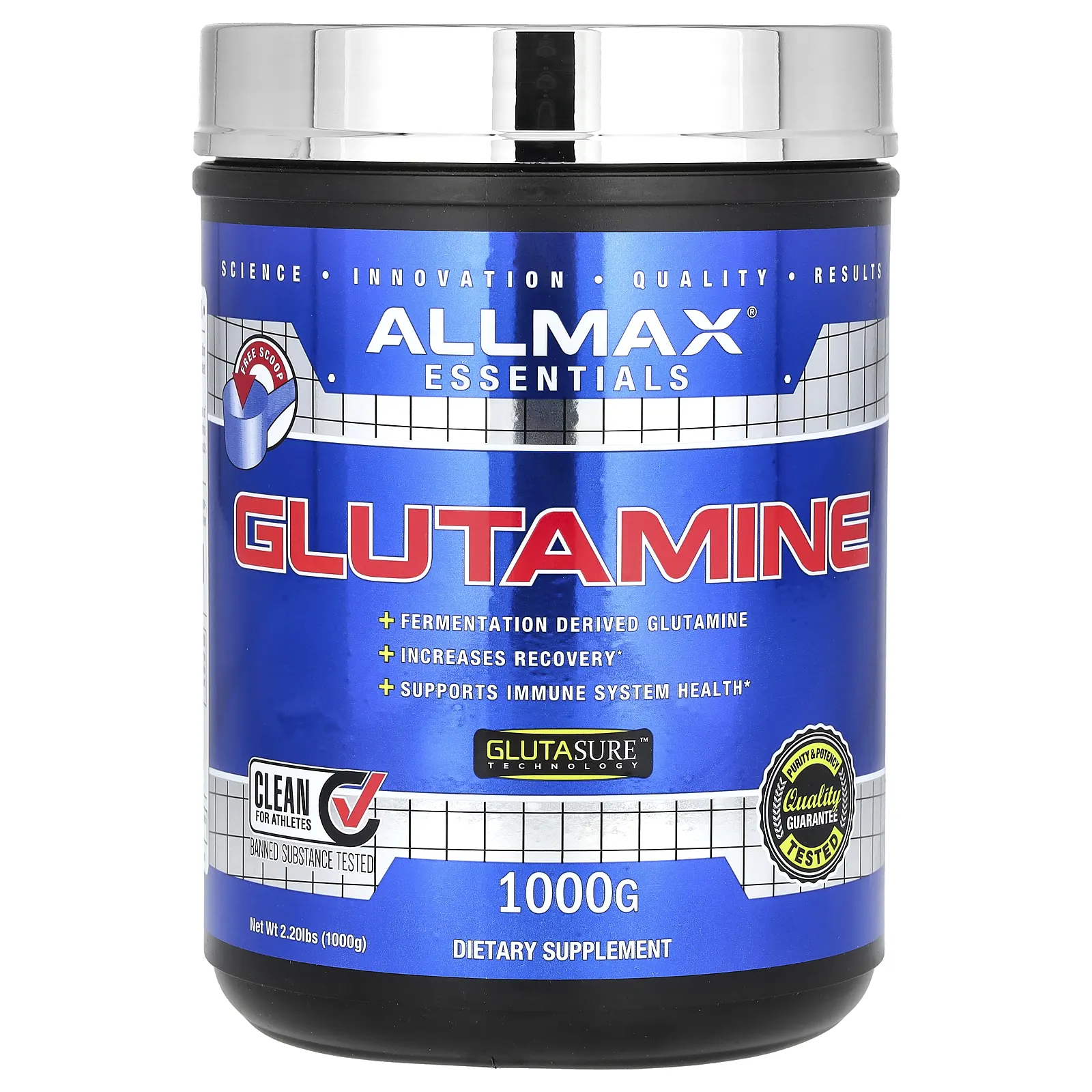 ALLMAX, Глютамин, 1000 г (2,20 фунта)