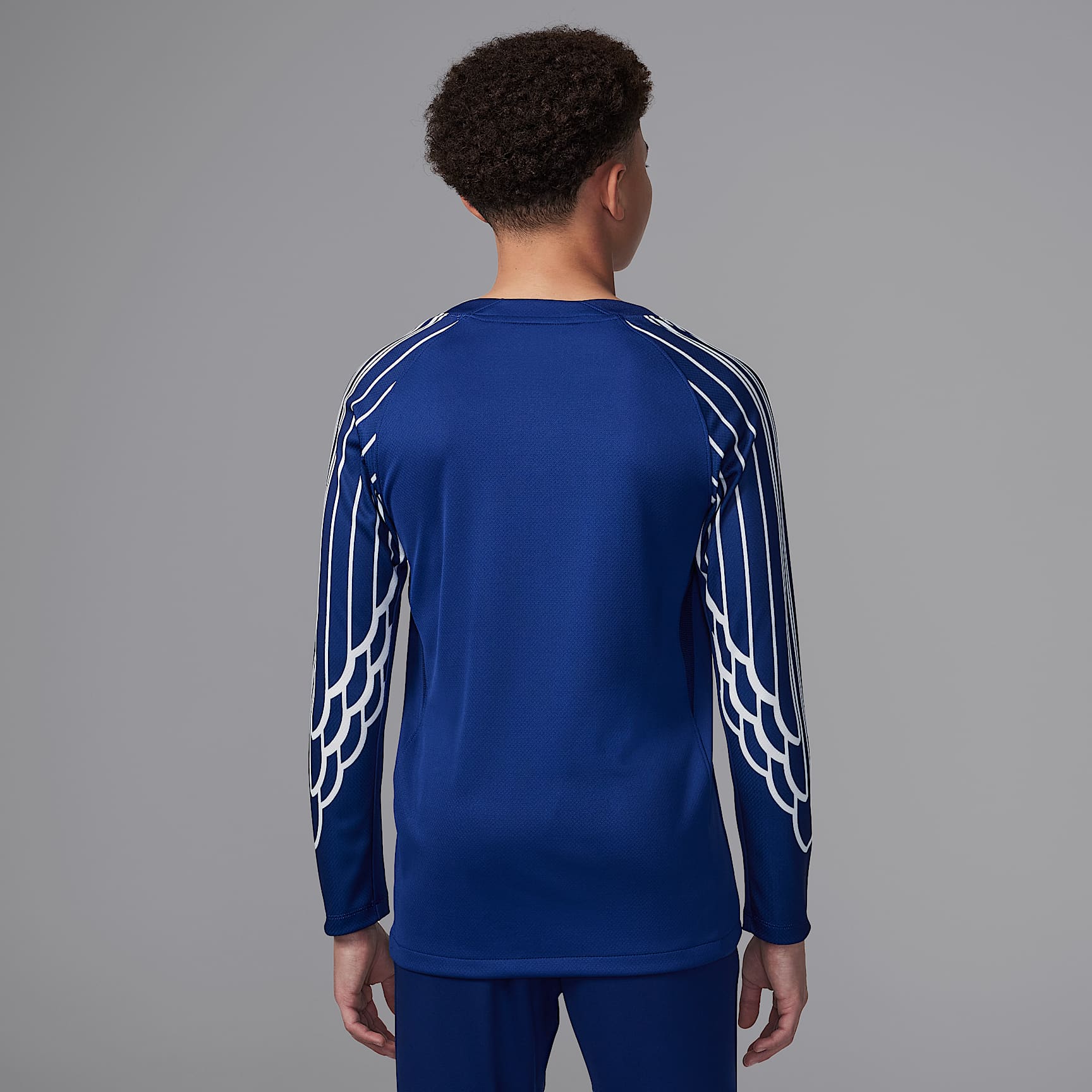 Paris Saint-Germain 2024/25 Stadium Fourth Big Kids' Jordan Dri-FIT Soccer Replica Long-Sleeve Jersey