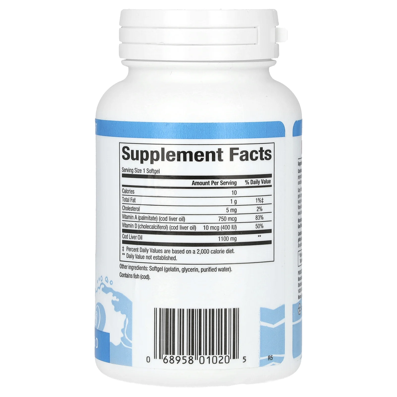 Natural Factors, супержир печени трески, 90 мягких таблеток