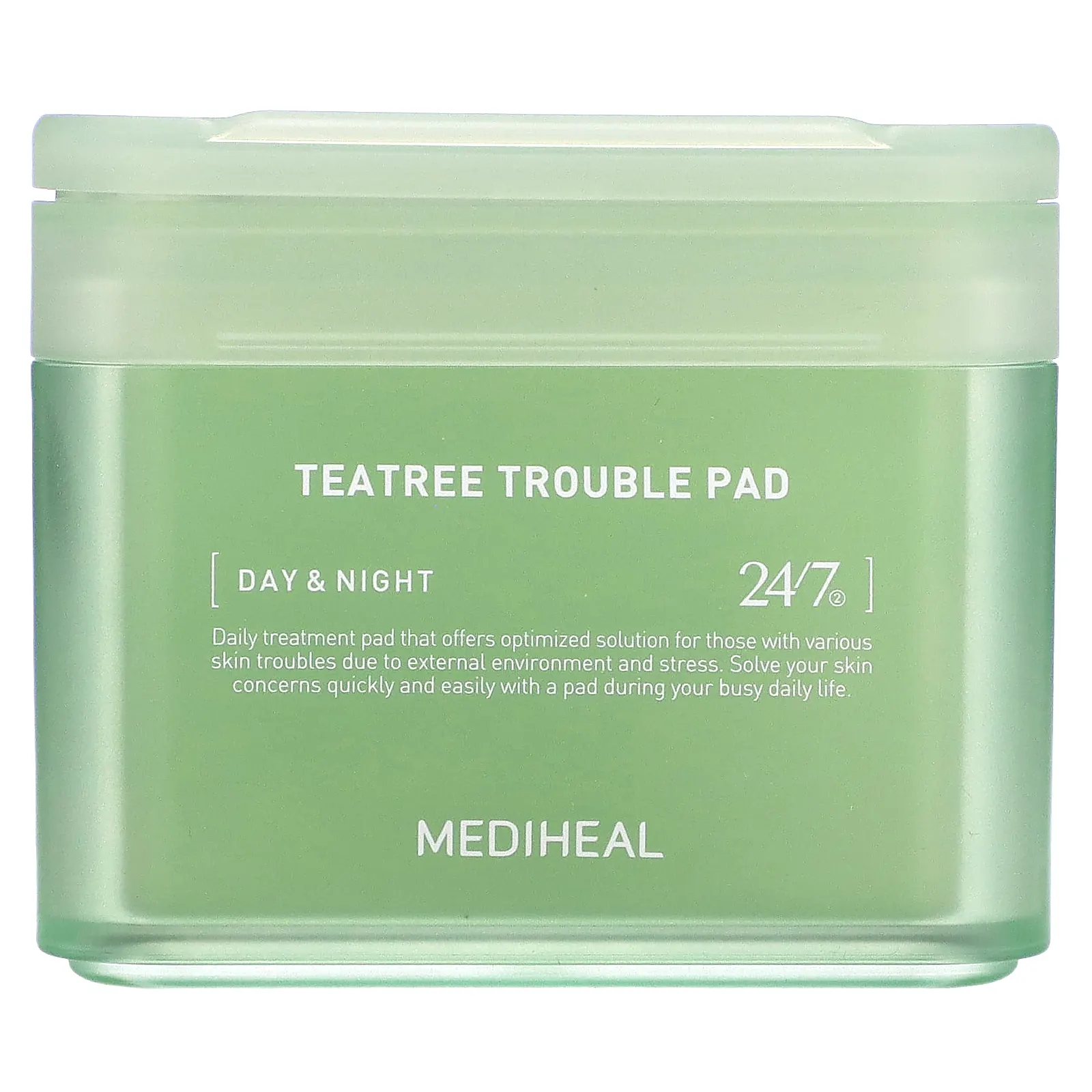 MEDIHEAL, Tea Tree Trouble Pad, 100 таблеток, 170 мл (5,74 жидк. Унции)