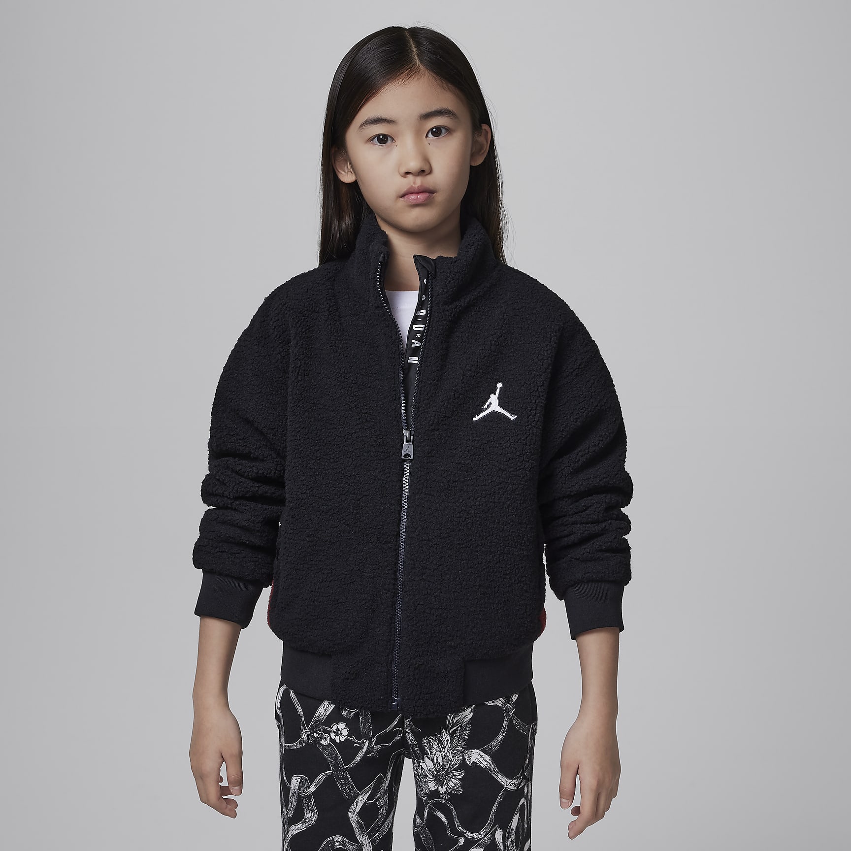 Jordan Big Kids' Jumpman High Pile Jacket