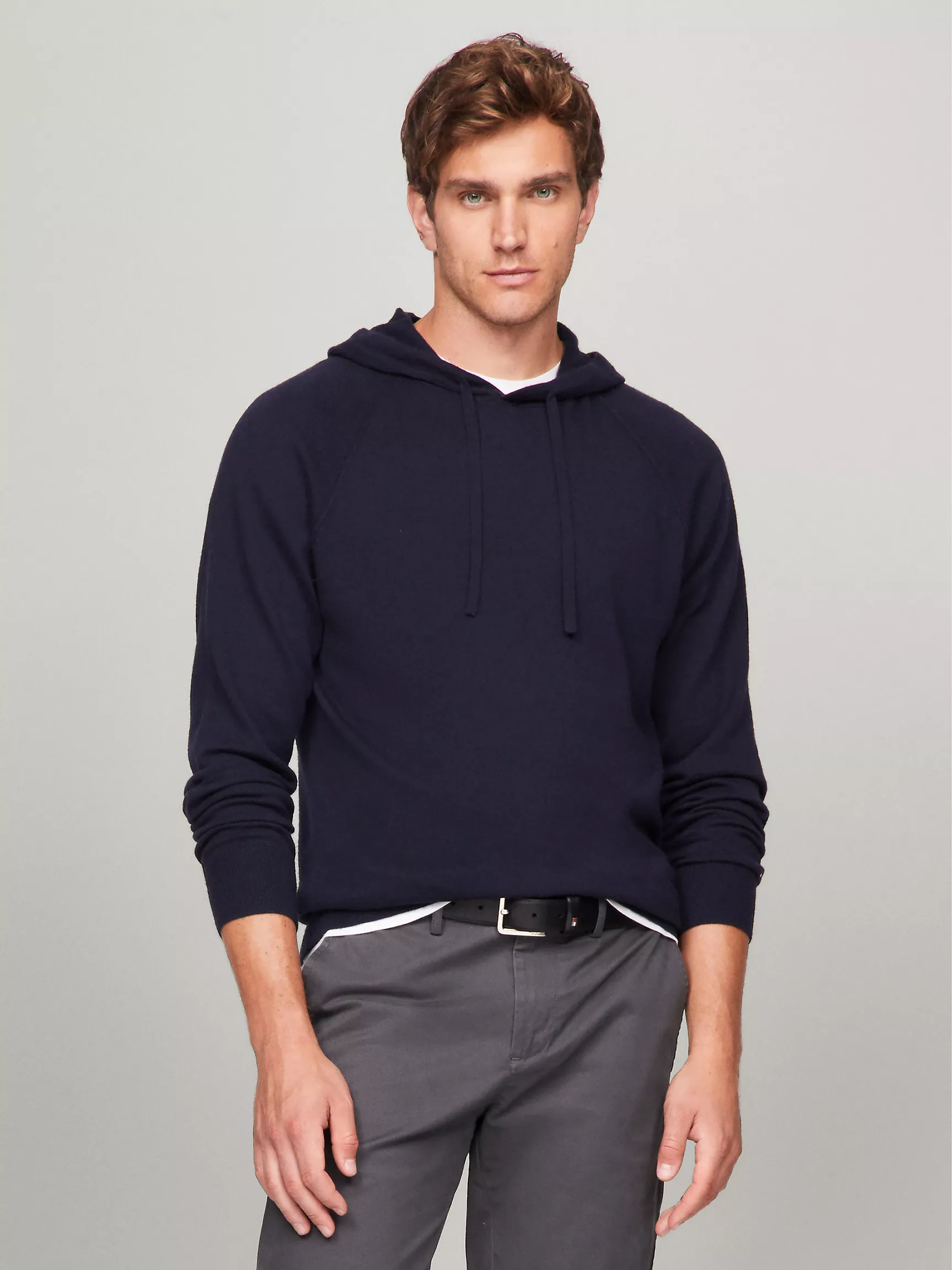 Мужское худи Tommy Hilfiger, Тонкое худи из шерстяной смеси