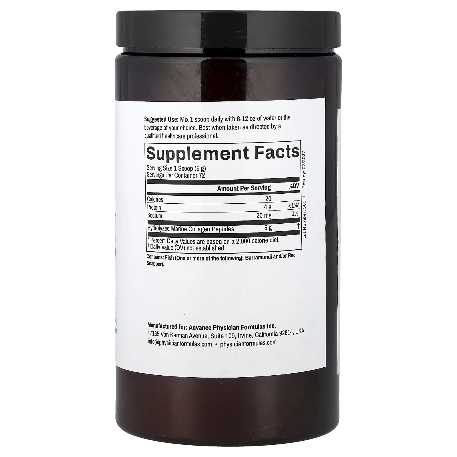 Advance Physician Formulas, пептиды морского коллагена дикого улова, 360 г (12,7 унции)