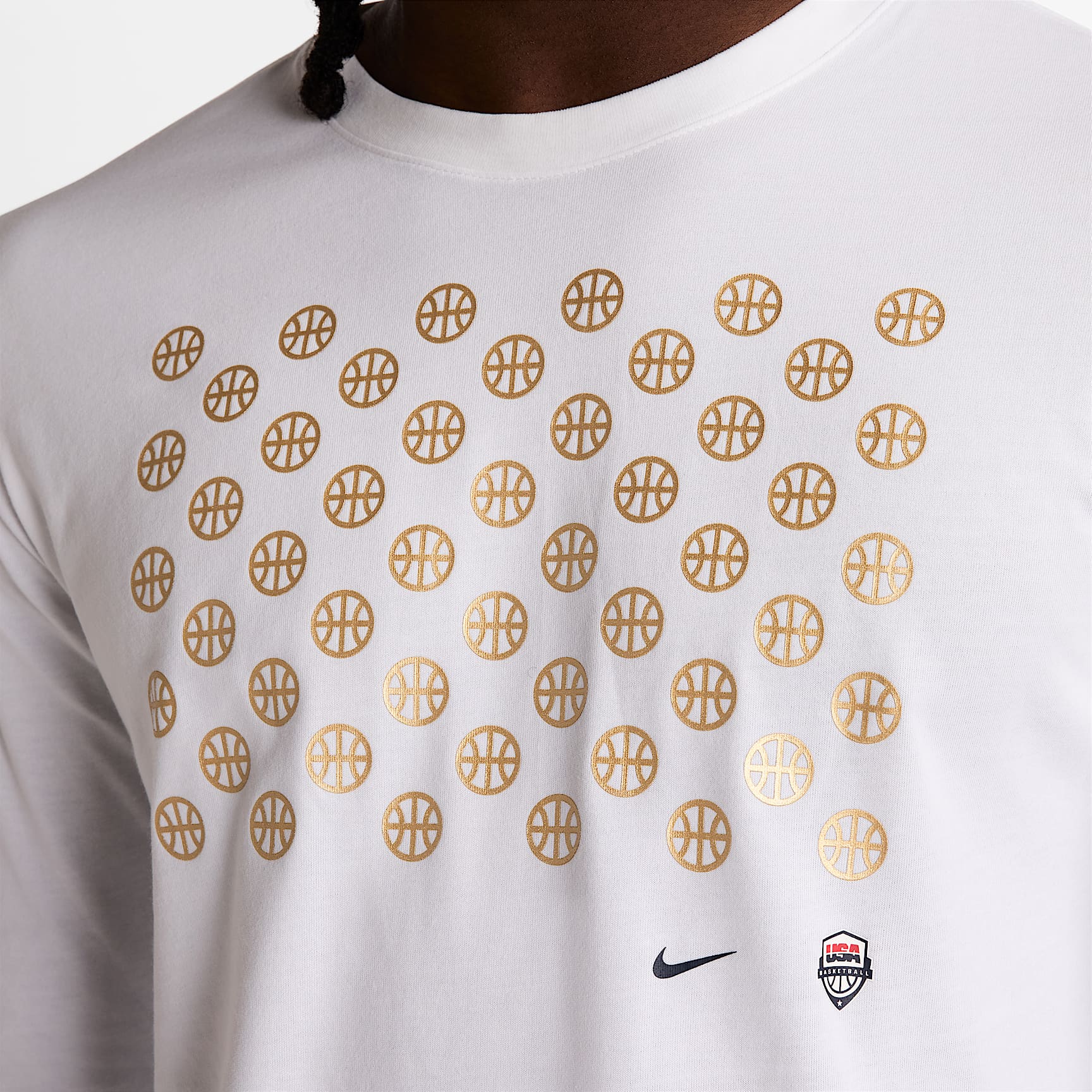 USAB Men's Nike Dri-FIT Basketball Long-Sleeve T-Shirt