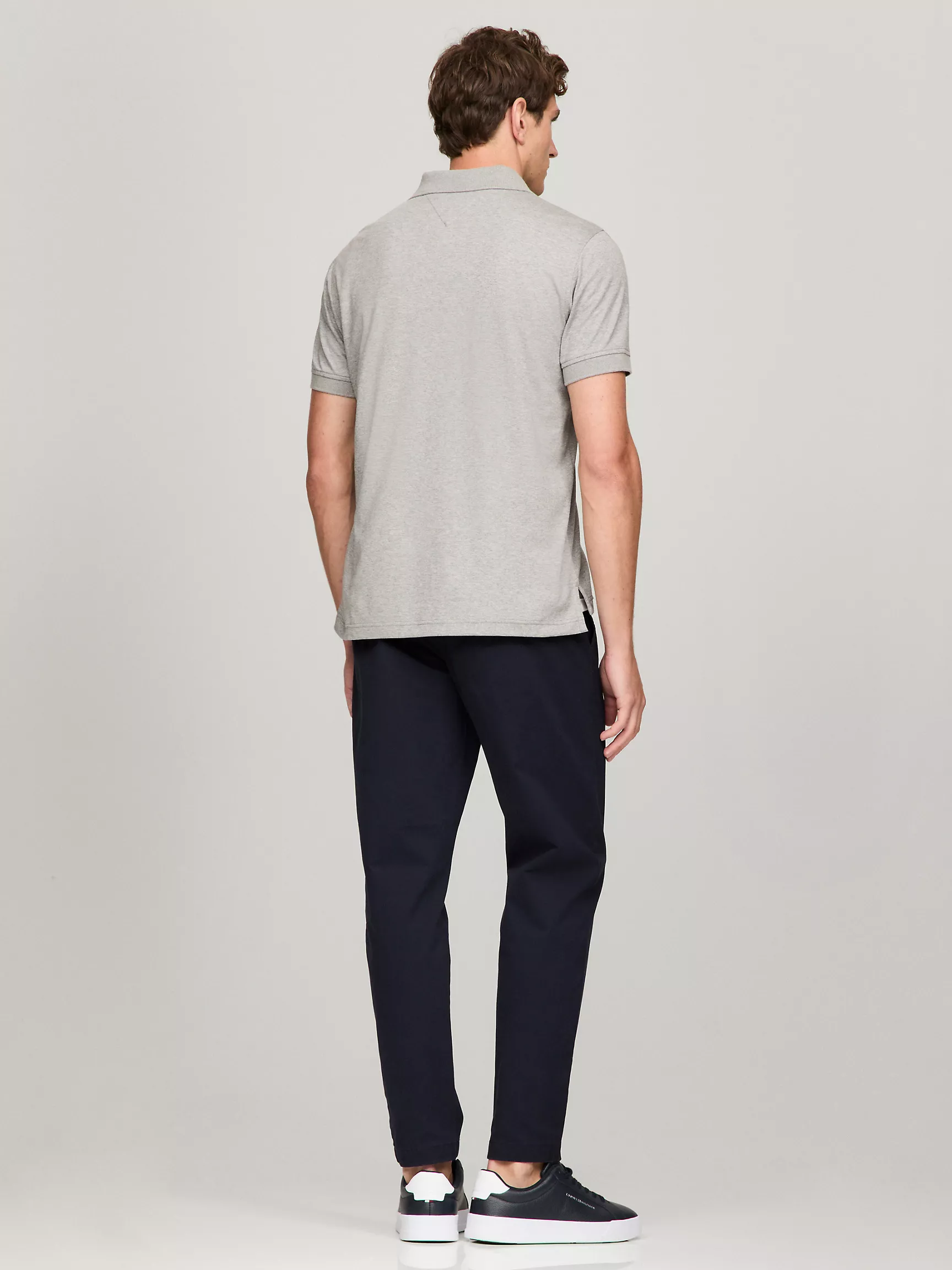 Мужское поло Tommy Hilfiger, Поло стандартного кроя на молнии из ткани Interlock