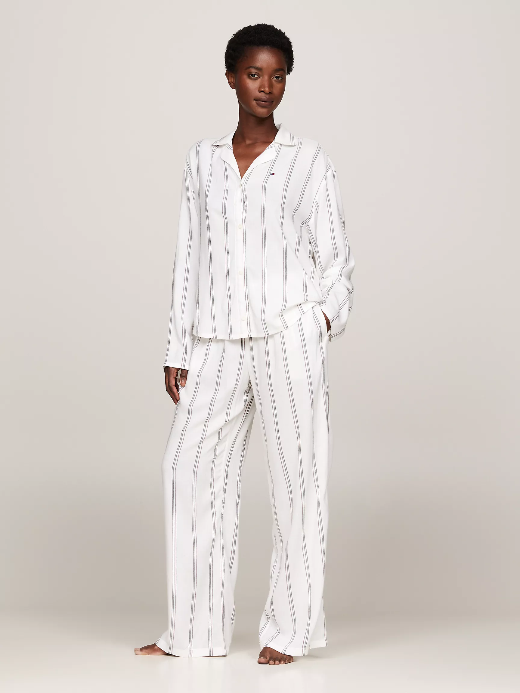 Женская одежда для сна Tommy Hilfiger, Вискозная пижамная рубашка