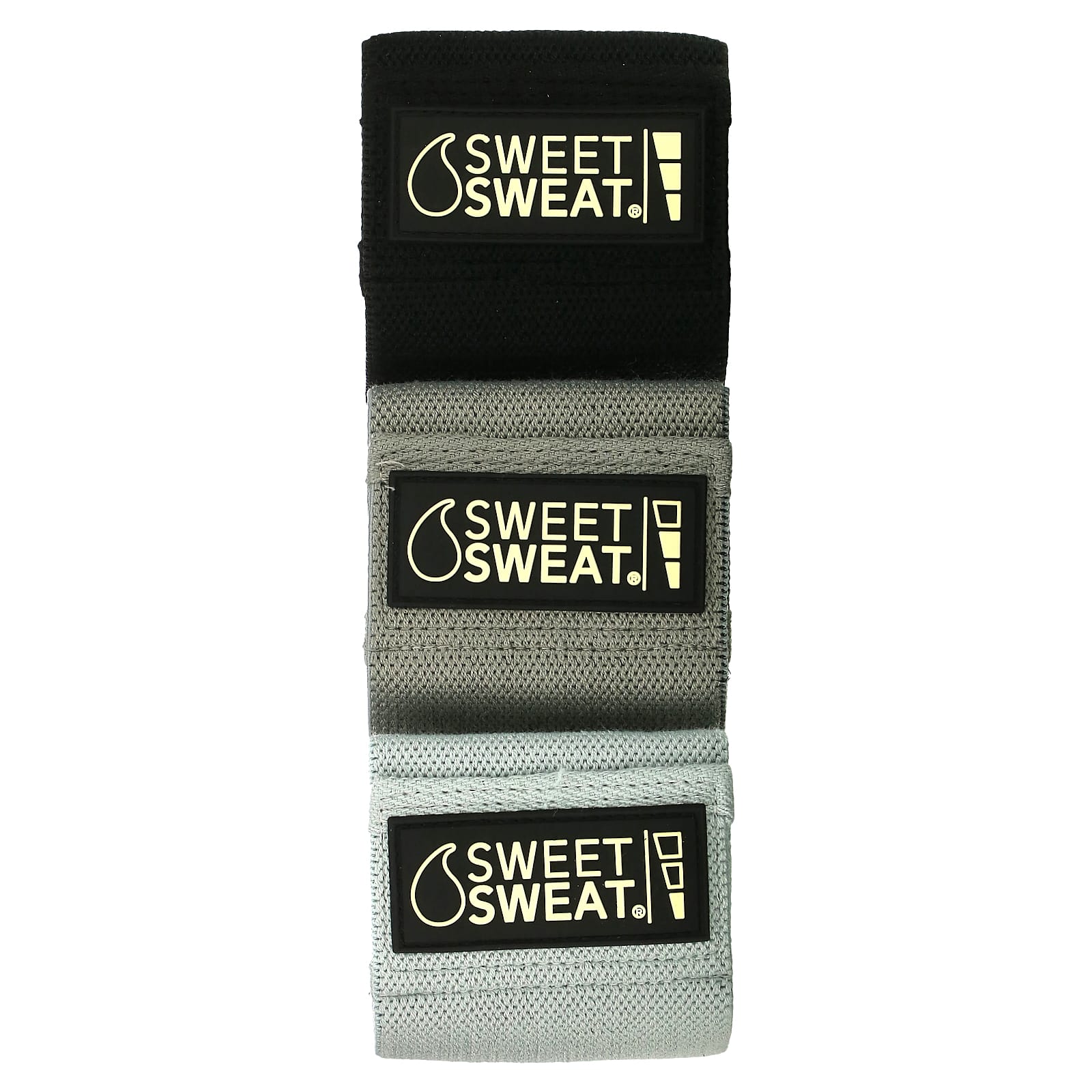 Sports Research, Набедренные повязки Sweet Sweat, серые, 3 ремешка