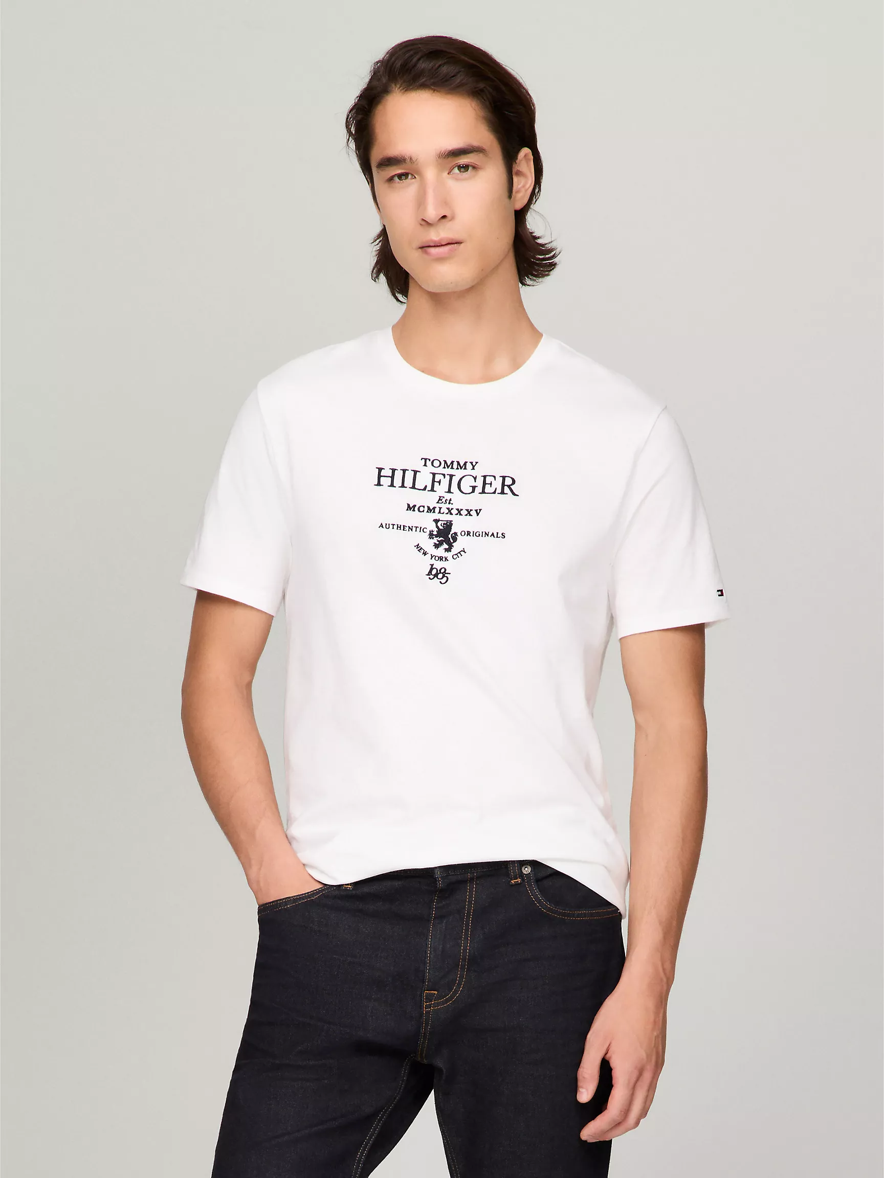 Мужская футболка Tommy Hilfiger, Футболка с логотипом Tommy Heritage