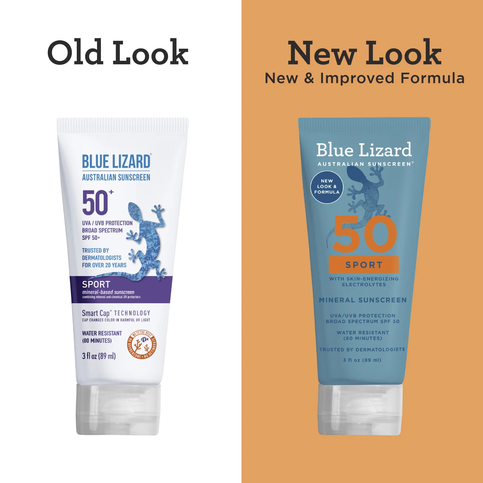 Blue Lizard Australian Sunscreen, солнцезащитное средство, для активных людей, SPF 50, 89 мл (3 жидк. унции)