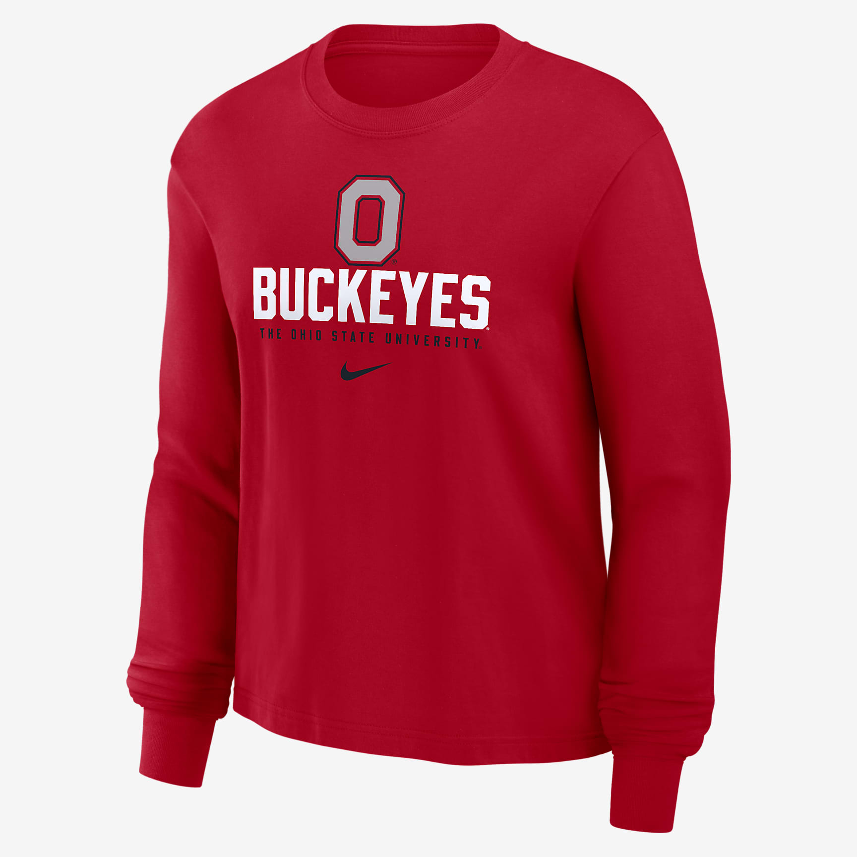 Ohio State Buckeyes Primetime University Boxy Women's Nike College Long-Sleeve T-Shirt