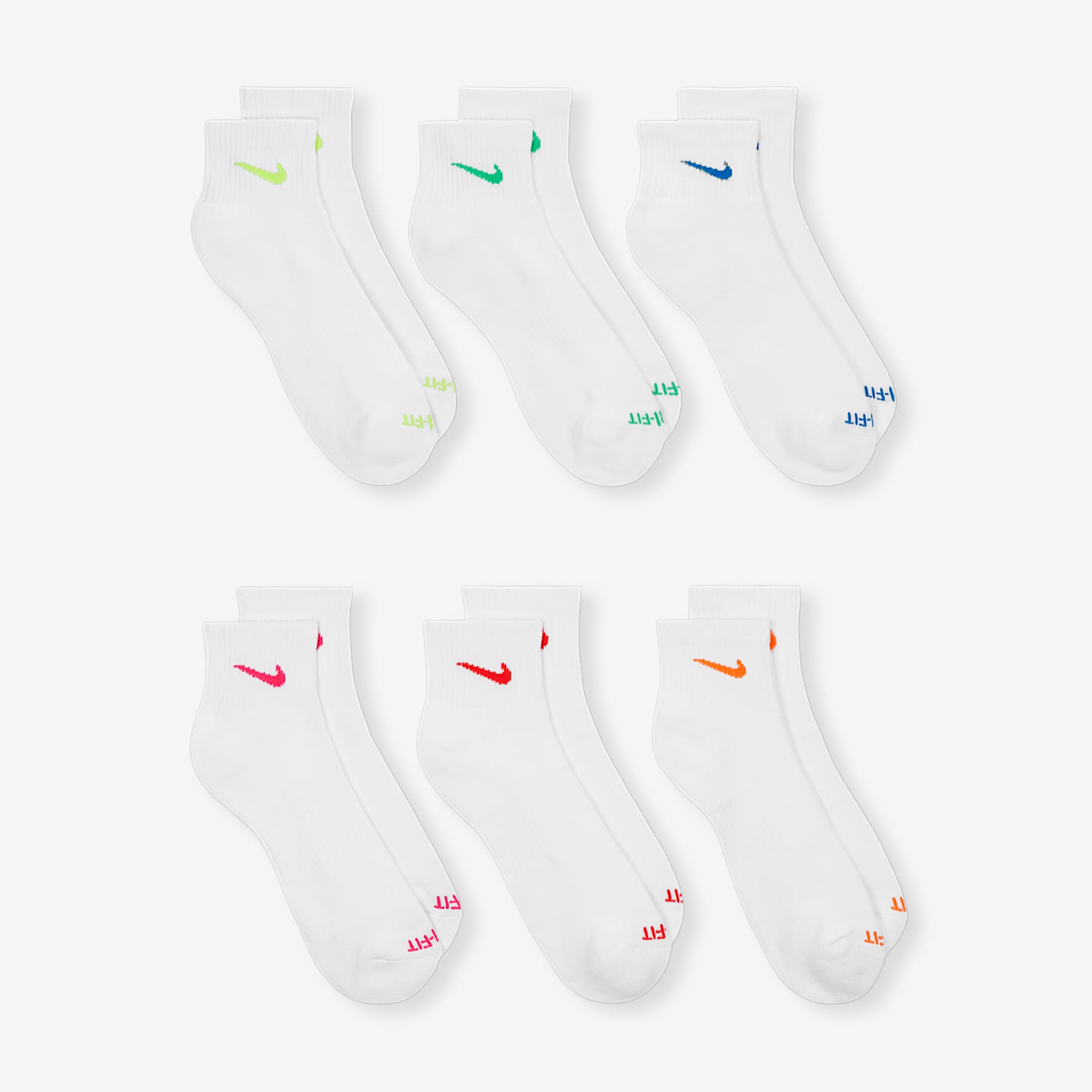 Nike Everyday Plus Cushioned Training Ankle Socks (6 Pairs)