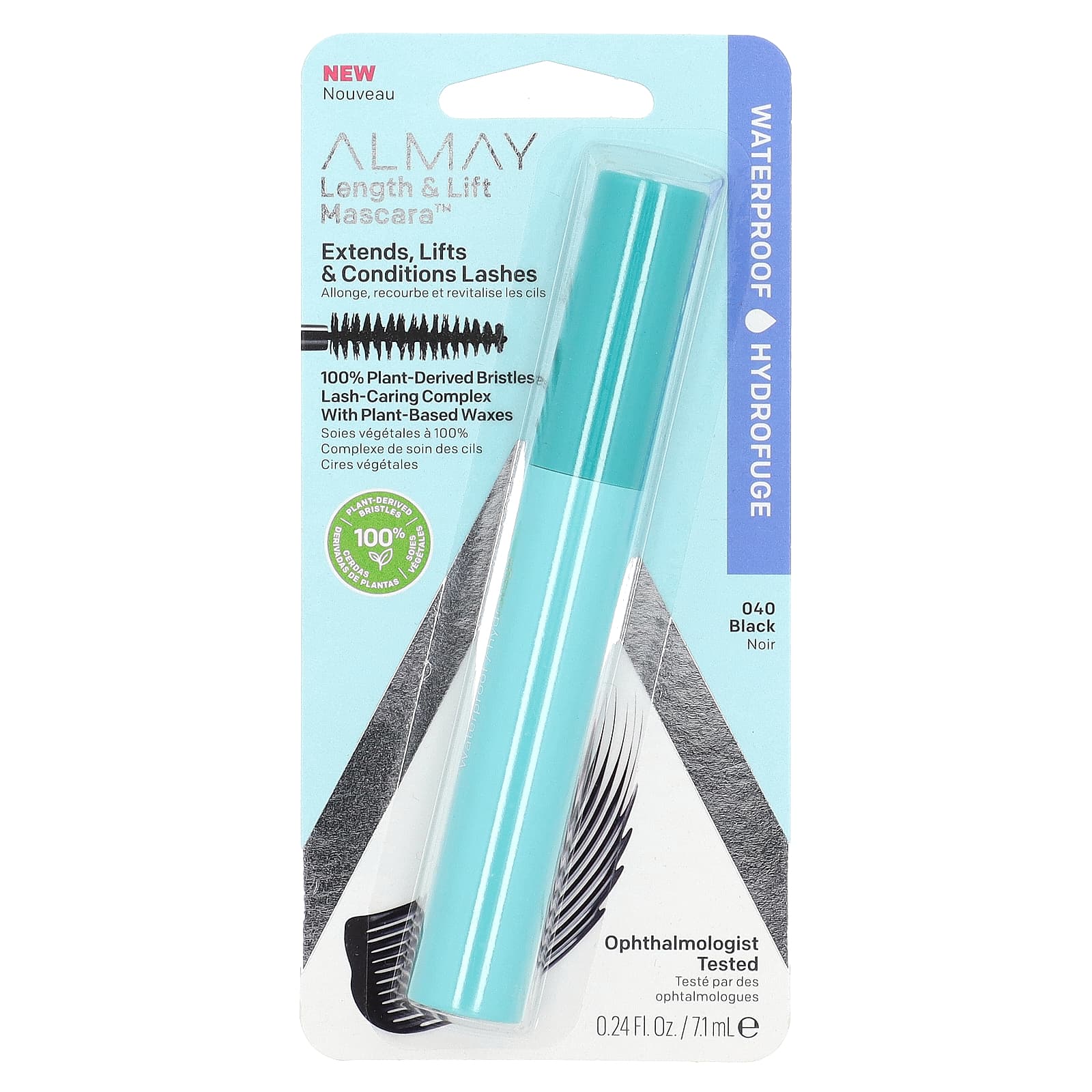 Almay, Volume & Volume, тушь для ресниц, оттенок 040 черный, 7,1 мл (0,24 жидк. унции)