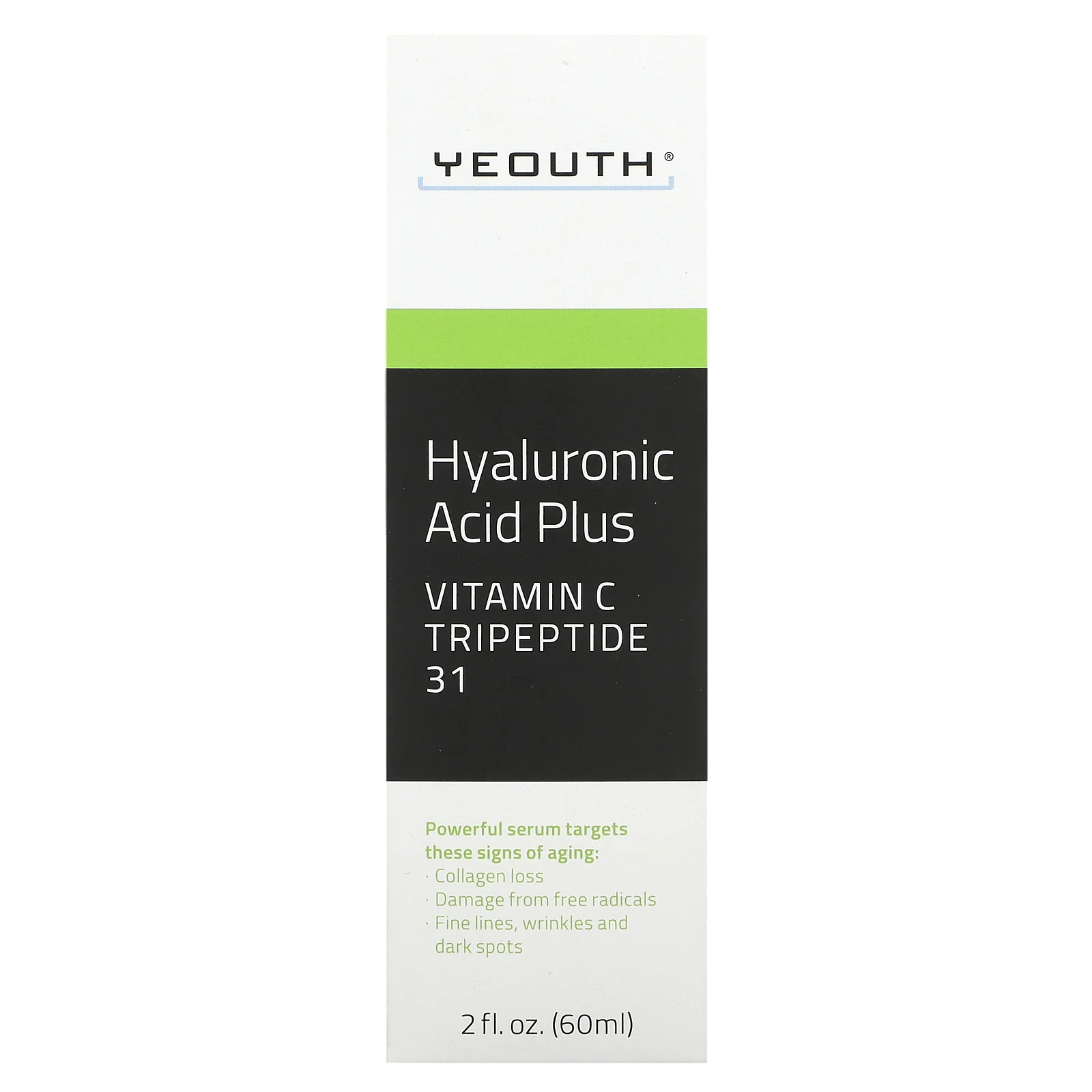 YEOUTH, Hyaluronic Acid Plus, 60 мл (2 жидк. унции)