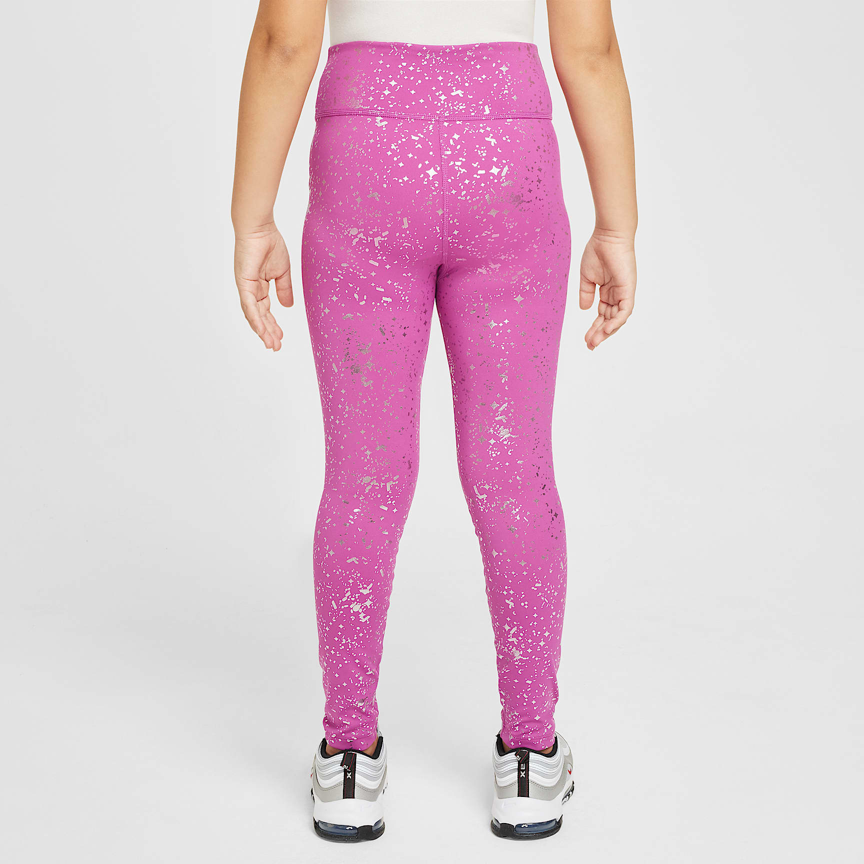 Nike One Big Kids' (Girls') Dri-FIT High-Waisted Leggings