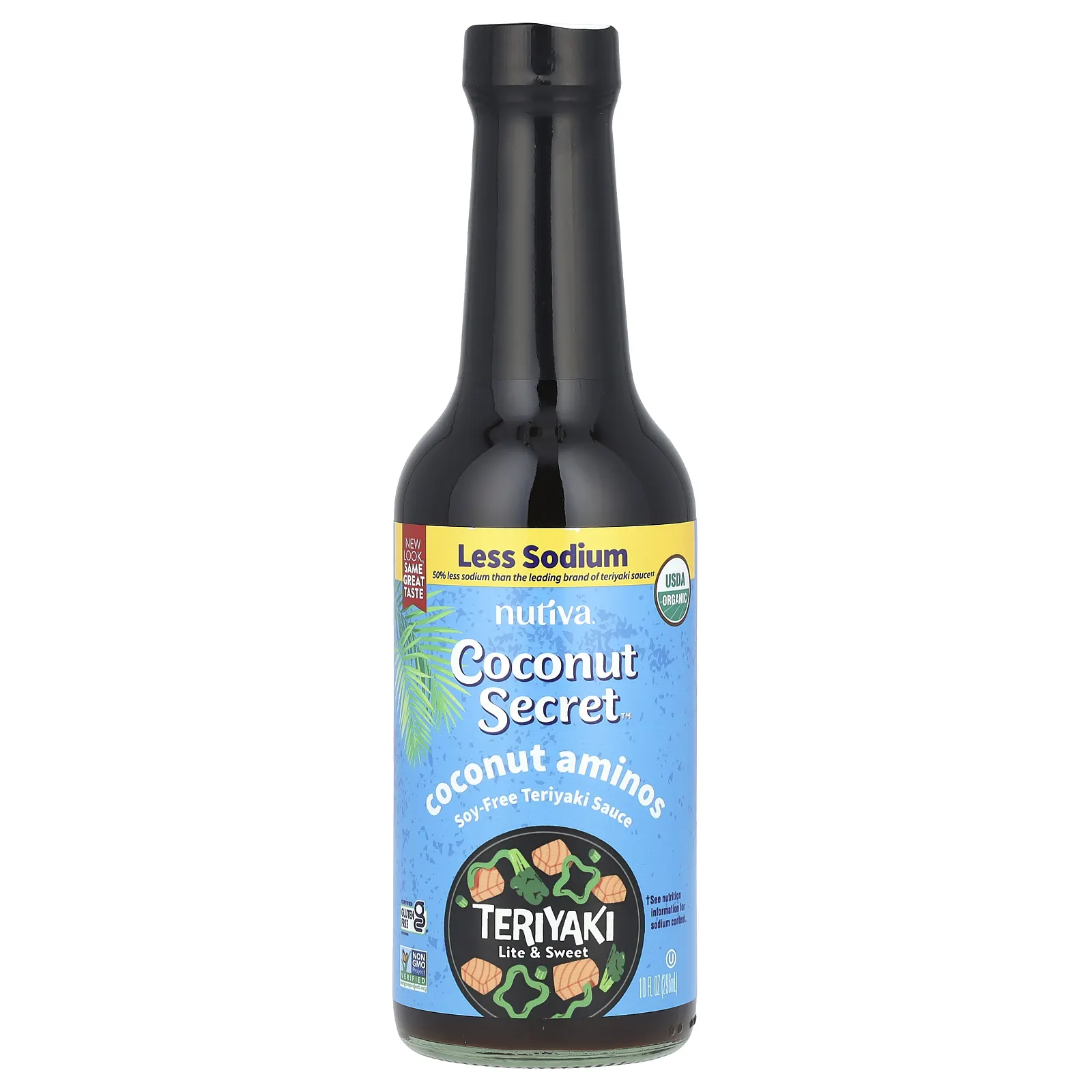 Coconut Secret, Coconut Aminos, соус терияки, 296 мл (10 жидких унций)