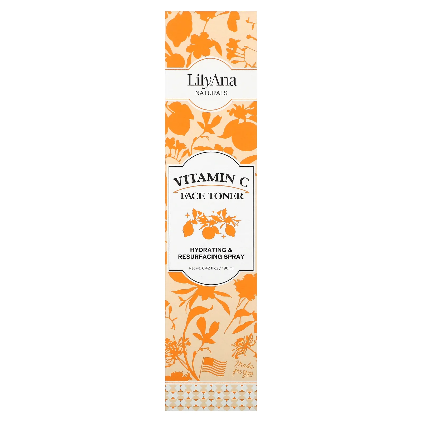 Lilyana Naturals, Тоник для лица с витамином C, 190 мл (6,42 жидк. Унции)