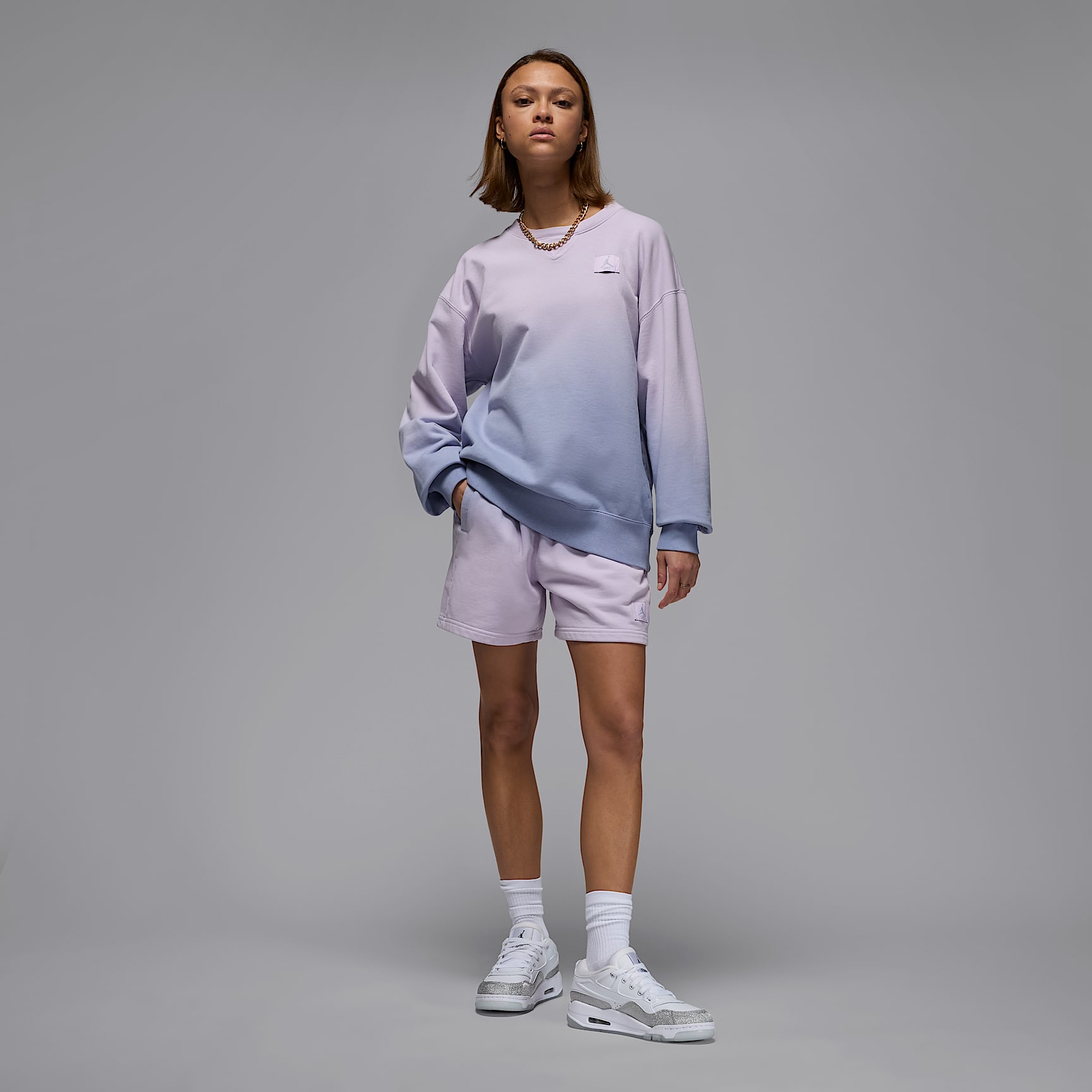 Jordan Flight Fleece Women's French Terry Crew-Neck Sweatshirt