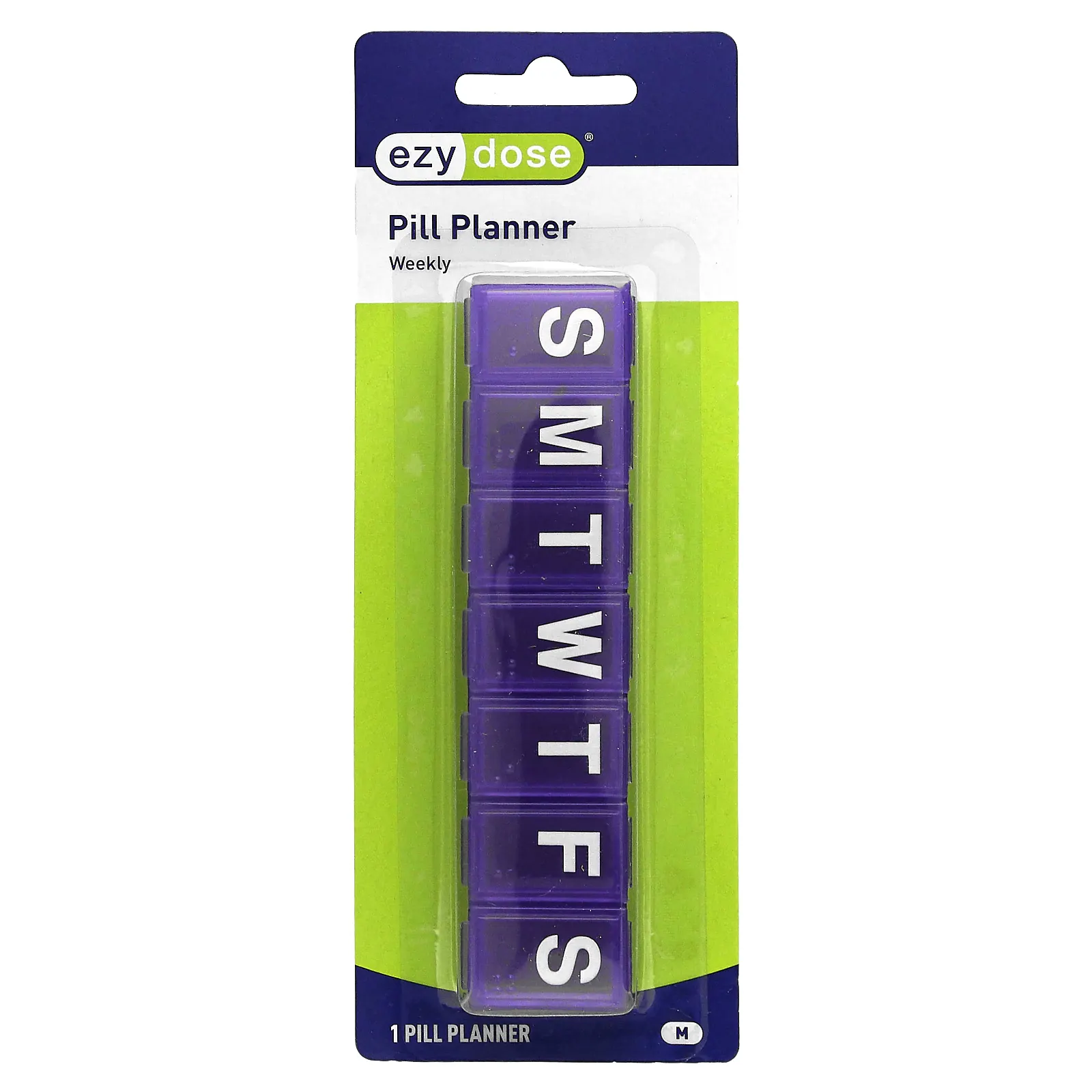 Ezy Dose, Weekly Classic Pill планнер, средний, 1 шт.