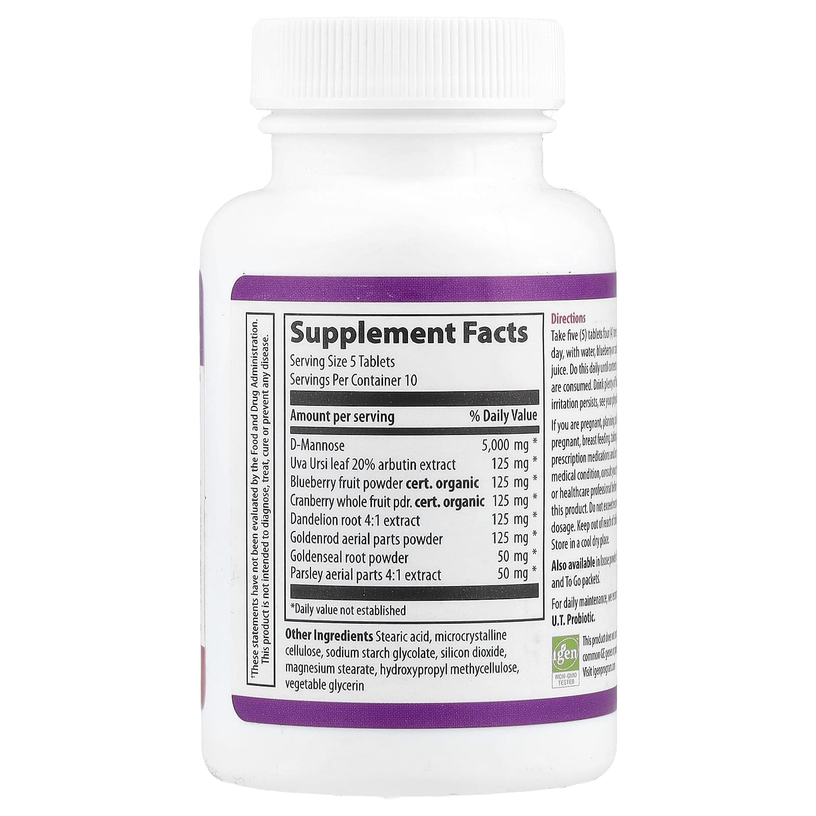 Vibrant Health, UT Vibrance, 50 растительных таблеток