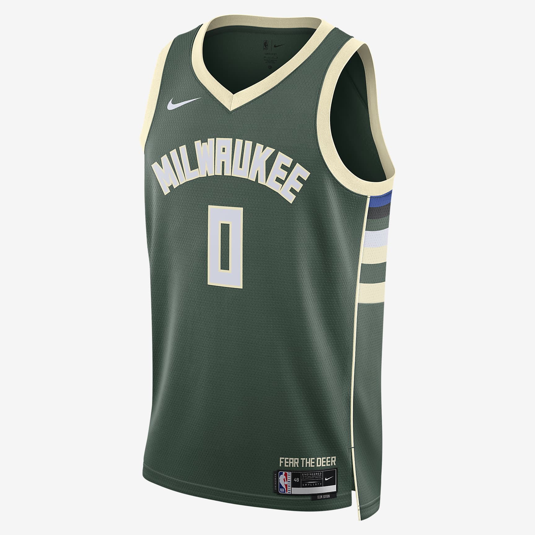 Damian Lillard Milwaukee Bucks Icon Edition 2022/23 Men's Nike Dri-FIT NBA Swingman Jersey