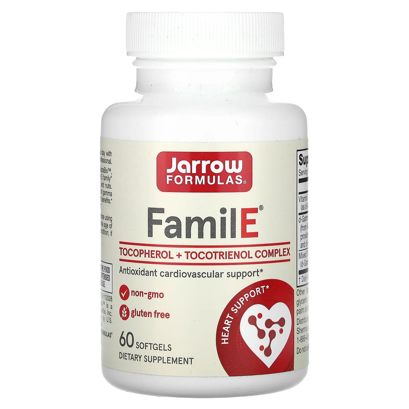 Jarrow Formulas, FamilE, 60 капсул