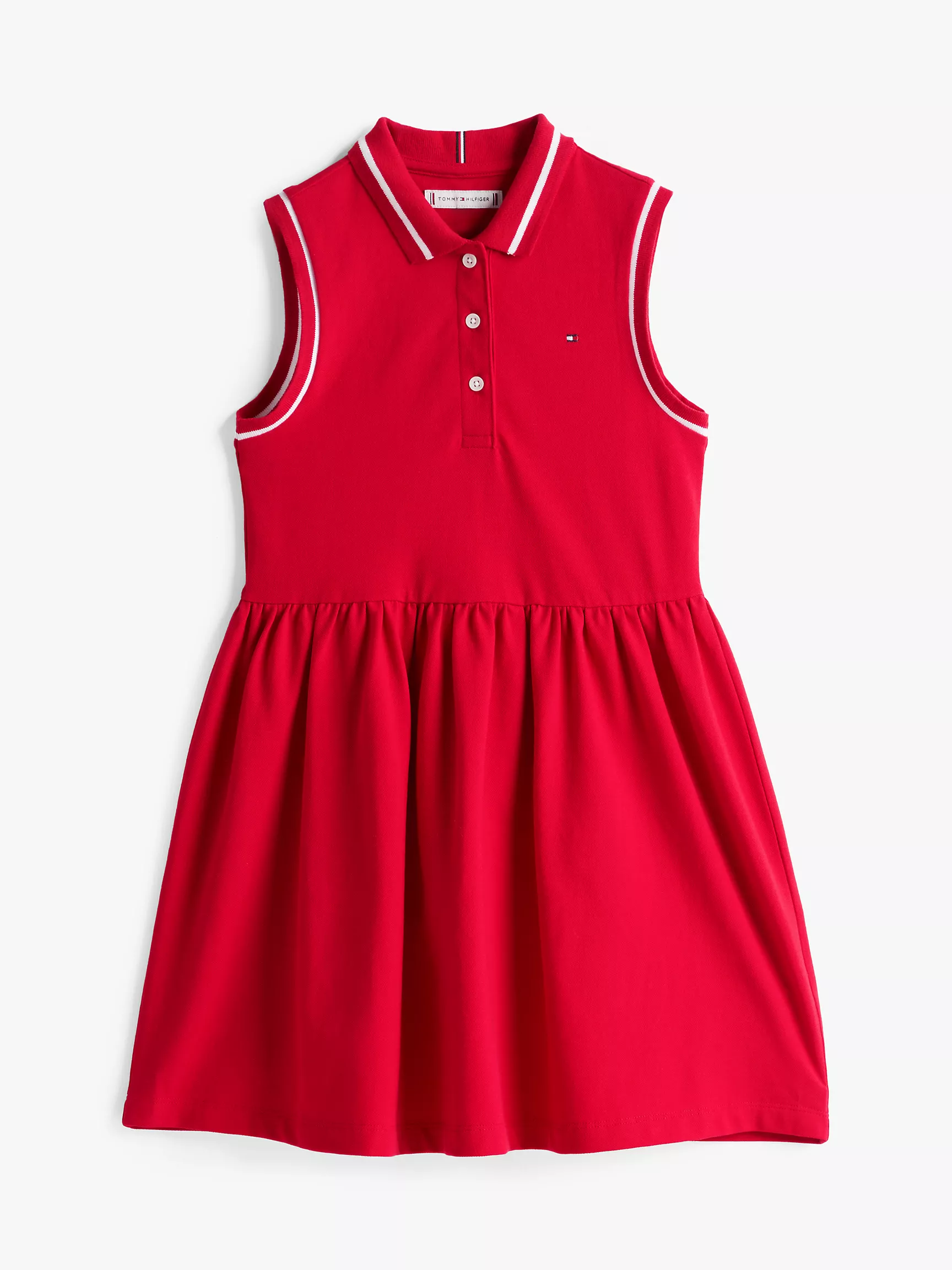 Платье для девочек Tommy Hilfiger, Детское эластичное поло-платье без рукавов
