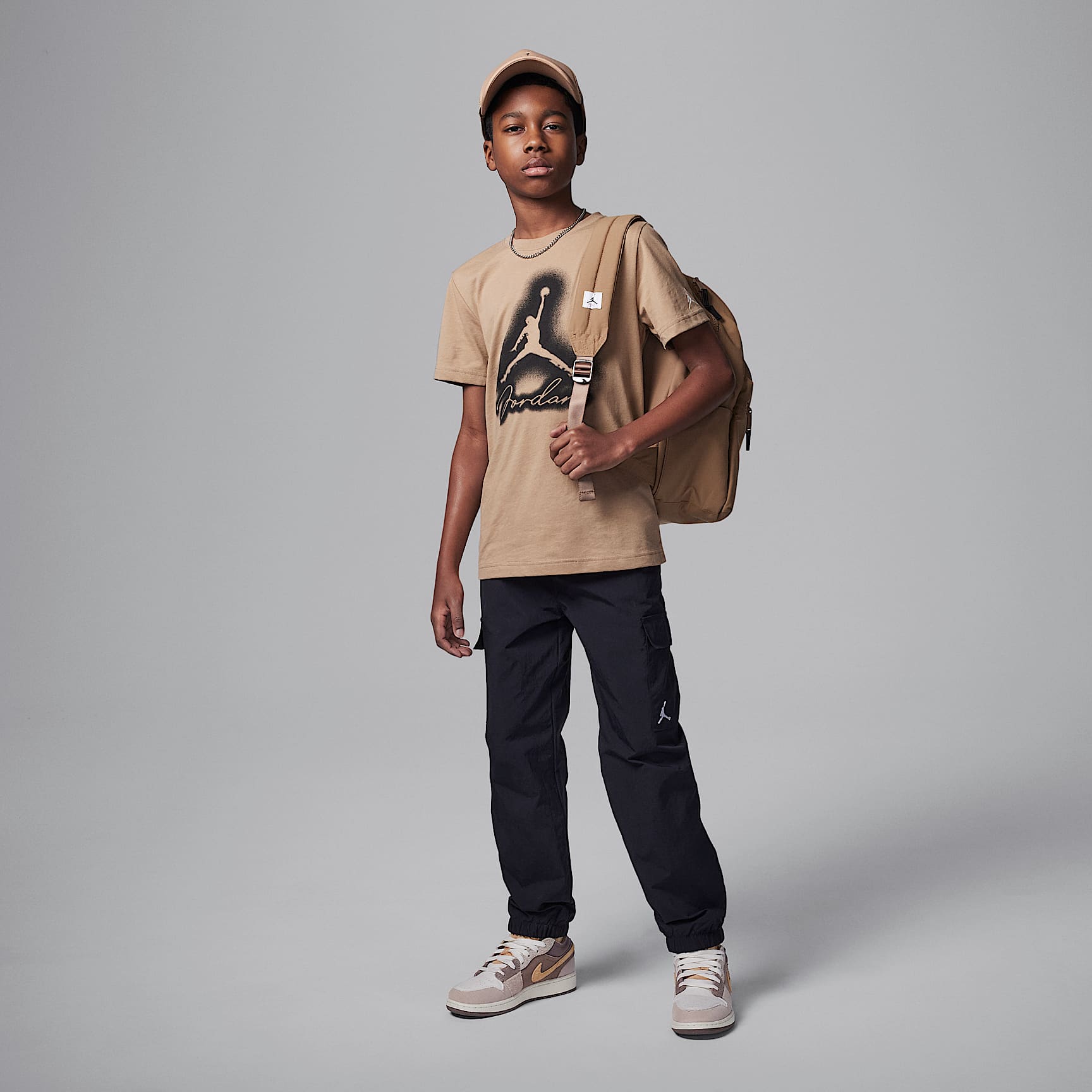 Jordan MVP Big Kids' Airbrushed Jordan T-Shirt