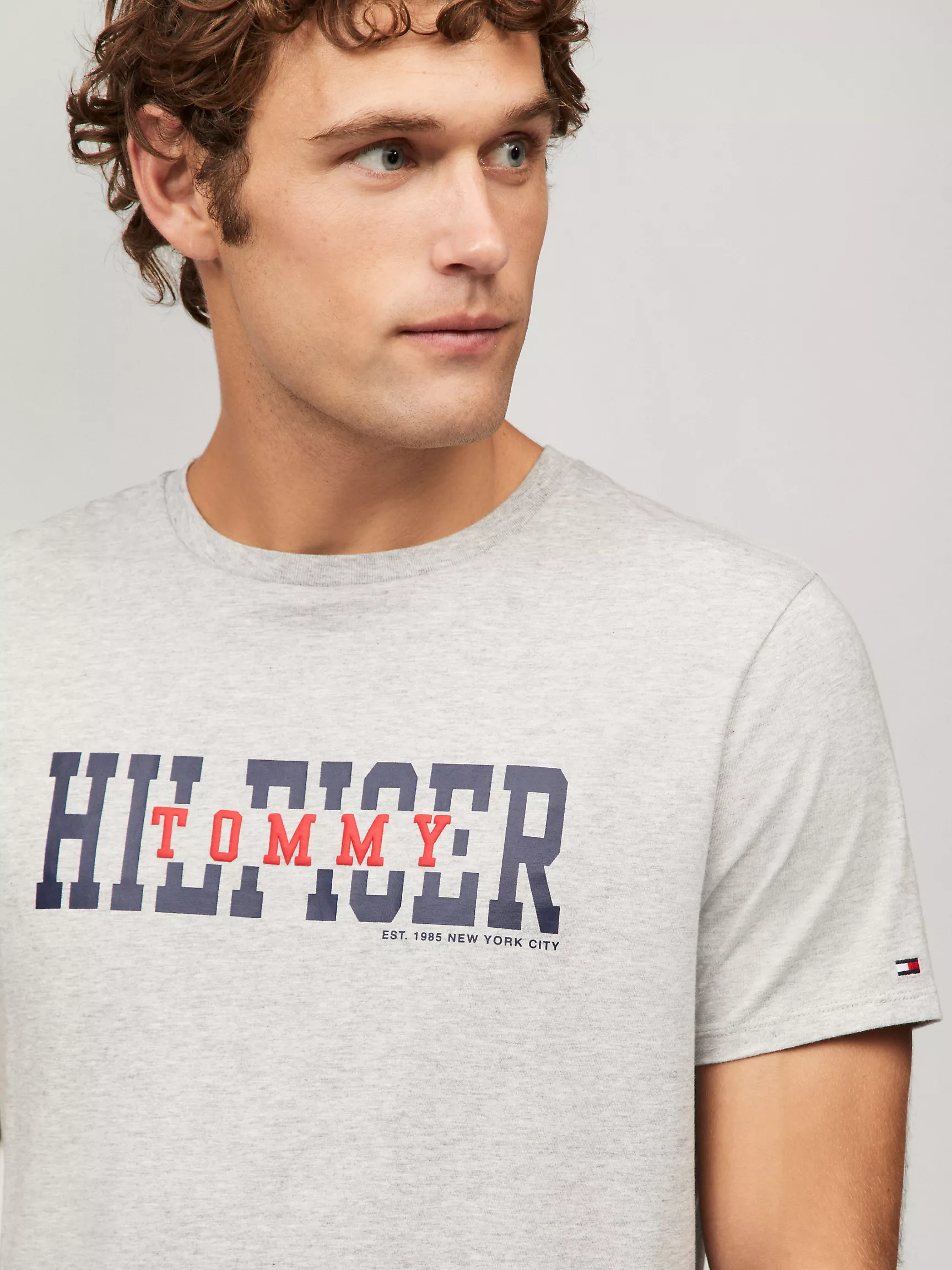 Мужская футболка Tommy Hilfiger, Футболка Tommy с университетским логотипом