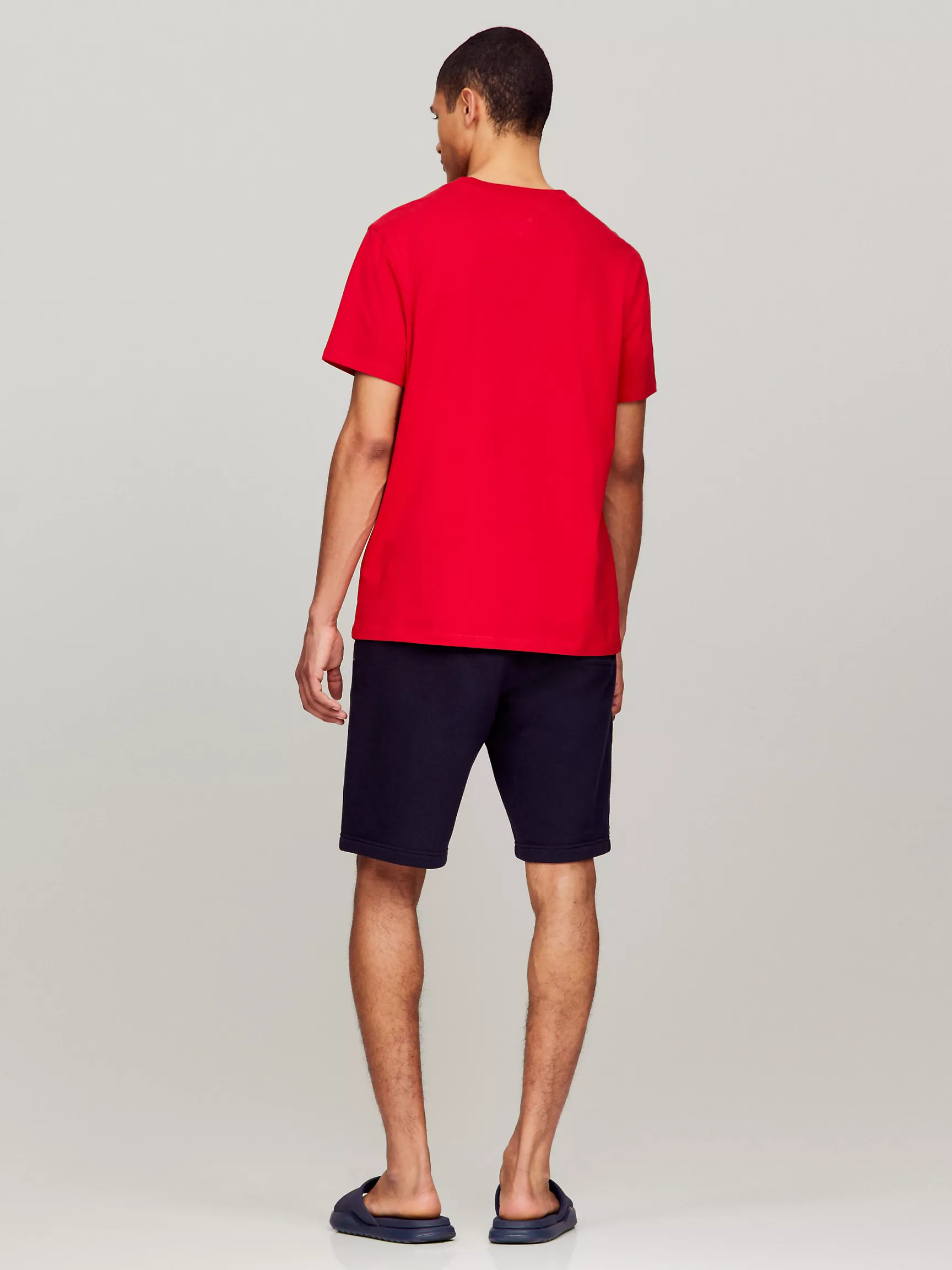 Мужская футболка Tommy Hilfiger, Футболка с вышитым монограммным логотипом