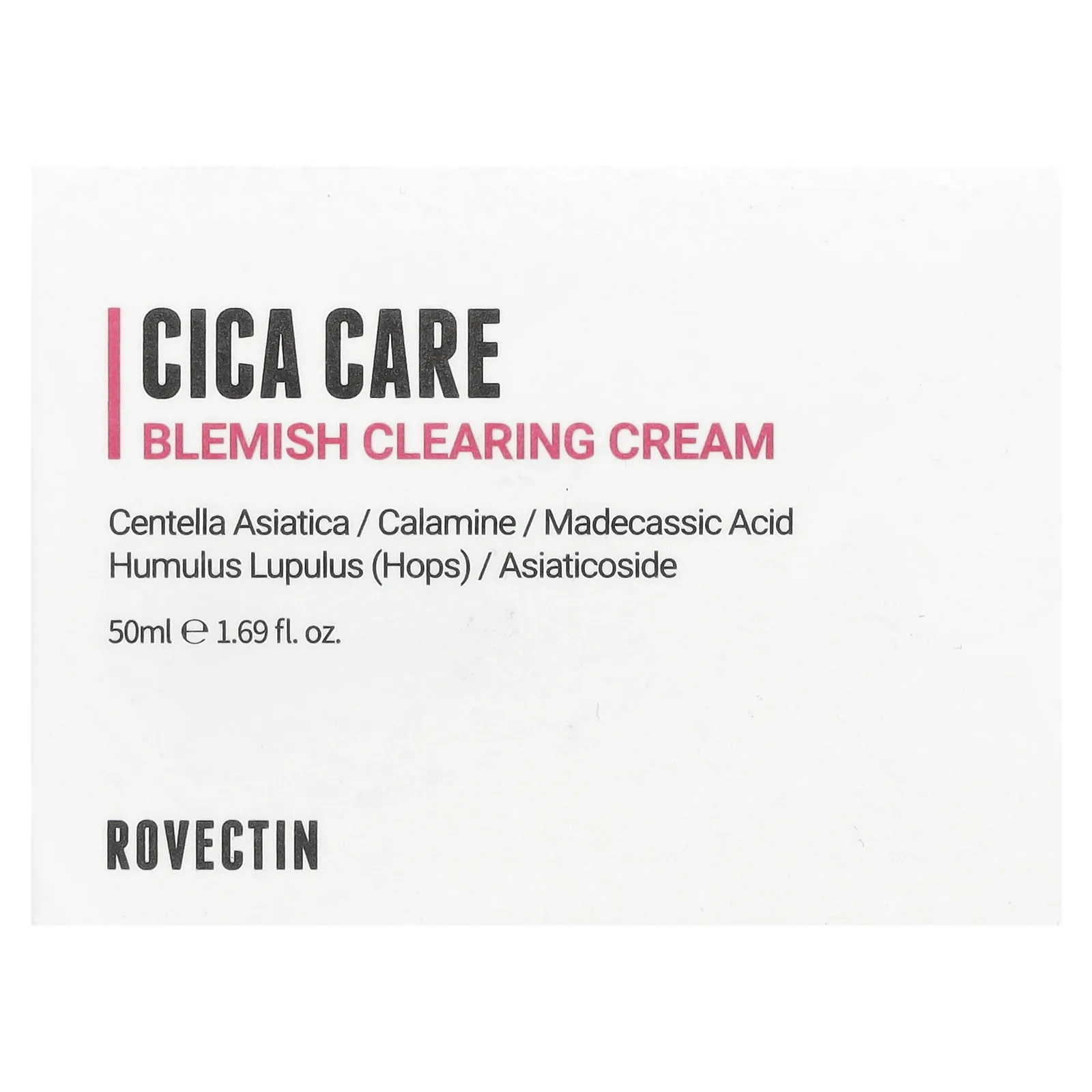 Rovectin, Cica Care, очищающий крем, 50 мл (1,69 жидк. унц.)