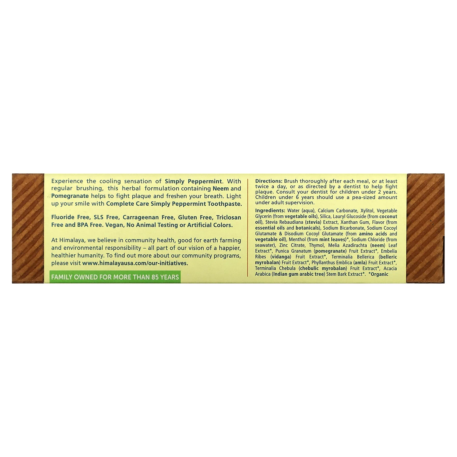 Himalaya, Зубная паста Complete Care, Simply Peppermint, 5,29 oz (150 г)
