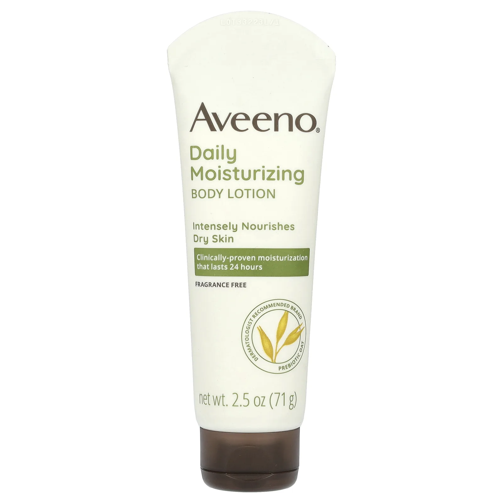 Aveeno, увлажняющий лосьон для тела для ежедневного применения, без отдушки, 71 г (2,5 унции)