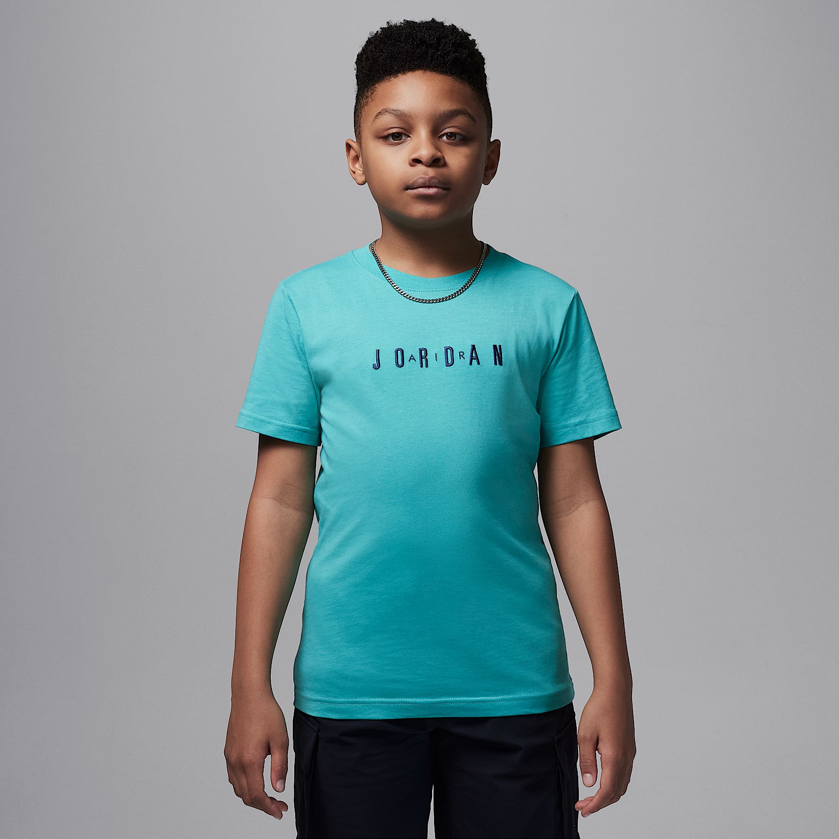 Jordan Big Kids' Embroidered Logo T-Shirt