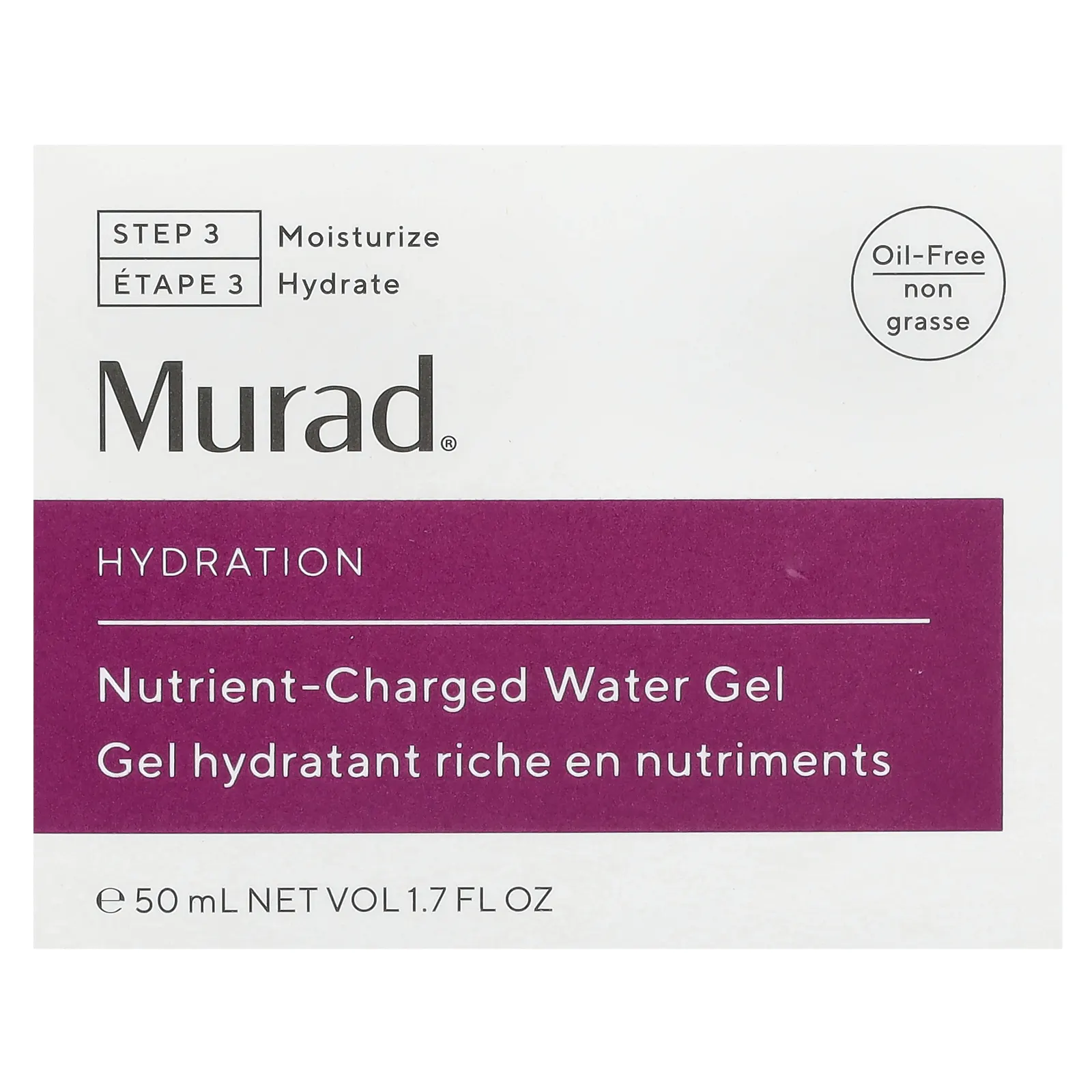 Murad, Hydration, водный гель, заряженный питательными веществами, 50 мл (1,7 жидк. Унции)