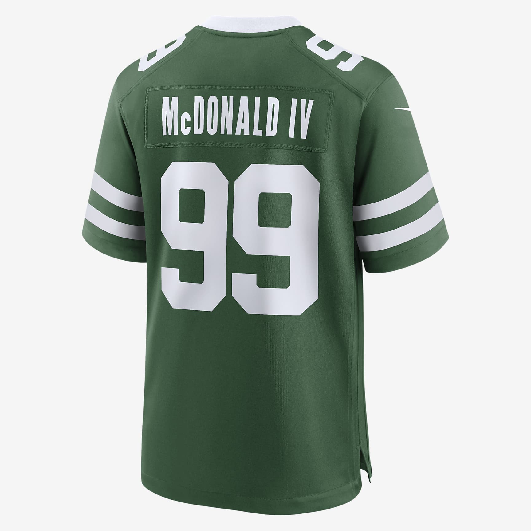 NFL New York Jets (Will McDonald IV) Men's Game Football Jersey