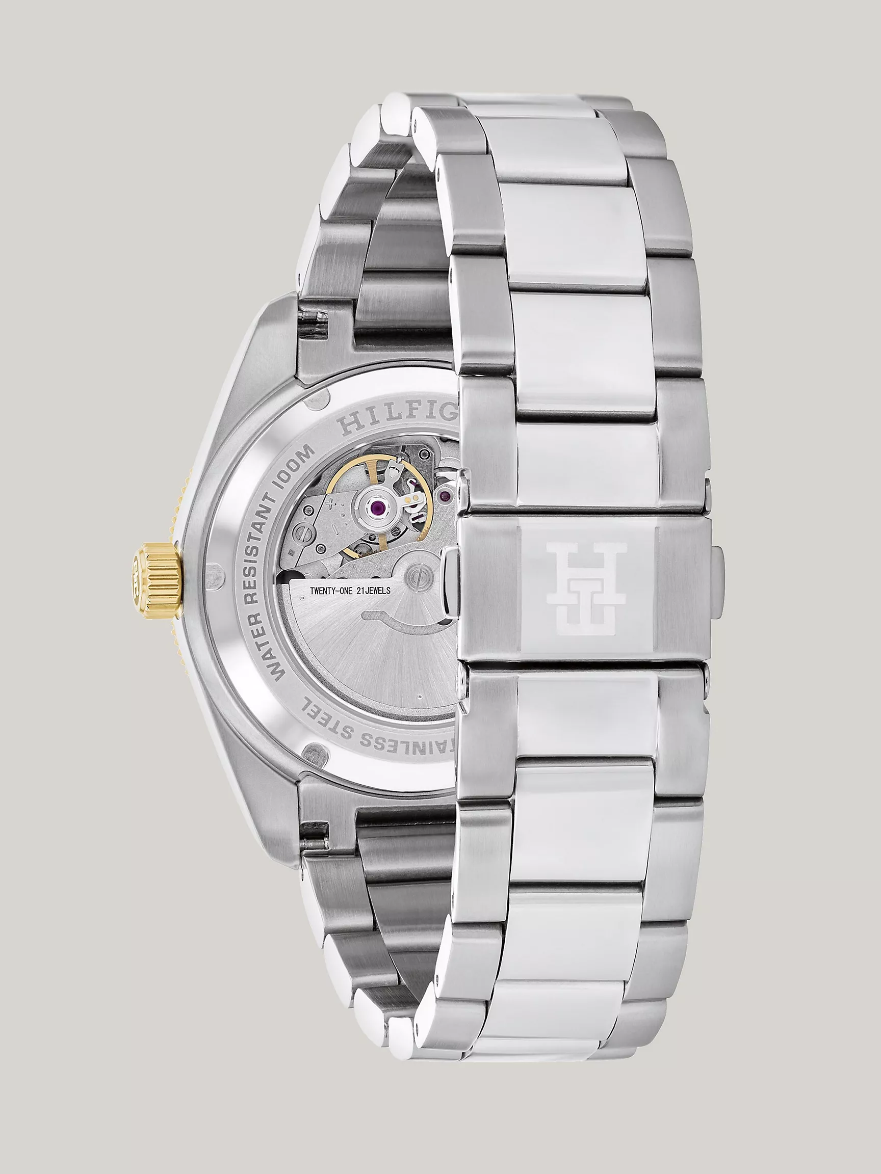 Мужские часы Tommy Hilfiger, Автоматические дайверские часы 40 мм с зеленым циферблатом