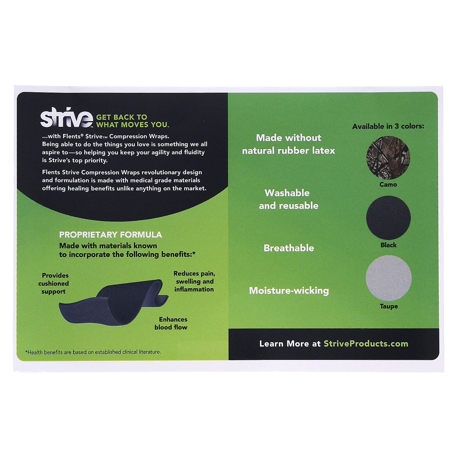 Strive, компрессионное белье, коричневое, 1 шт.