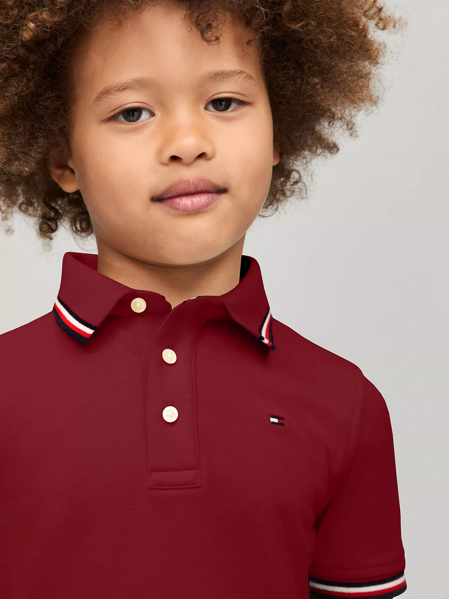 Рубашка-поло для мальчиков Tommy Hilfiger, Детское поло с коротким рукавом и влагоотводящей технологией Tommy